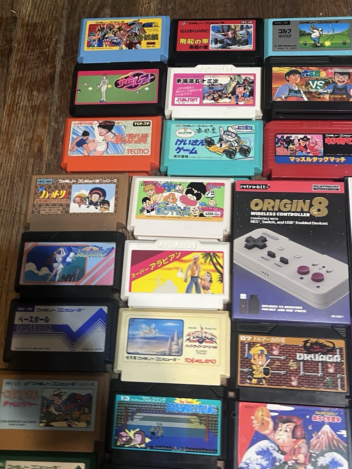 Nintendo Famicom AV Console HVC-101 & 40 Games 2 Arcade Sticks Rare Tested NES🔥