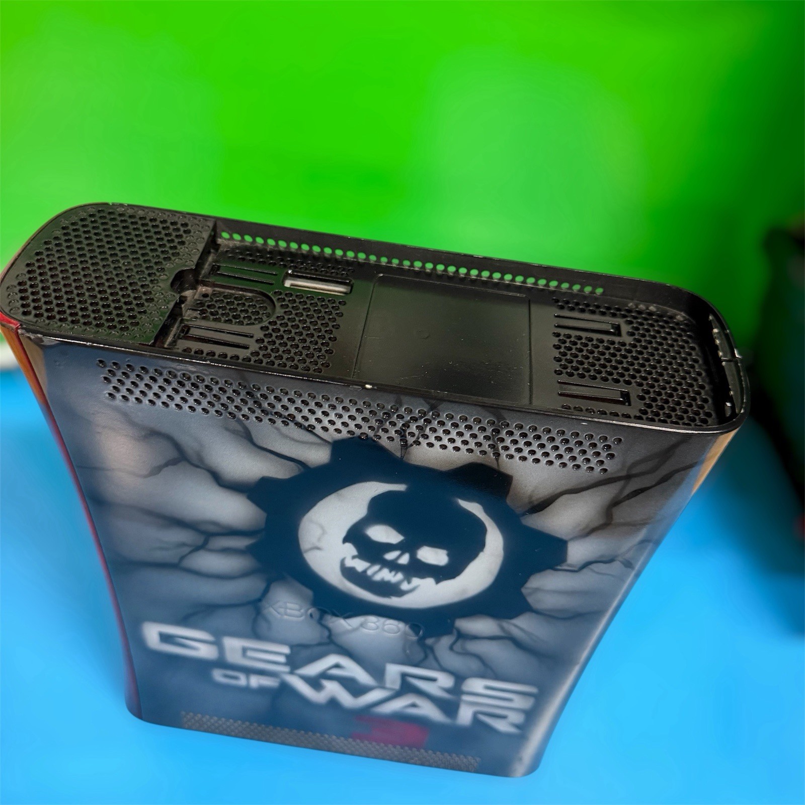 1 of a kind Custom Xbox 360 Gears of War Airbrushed Shell only rare 1 of 1