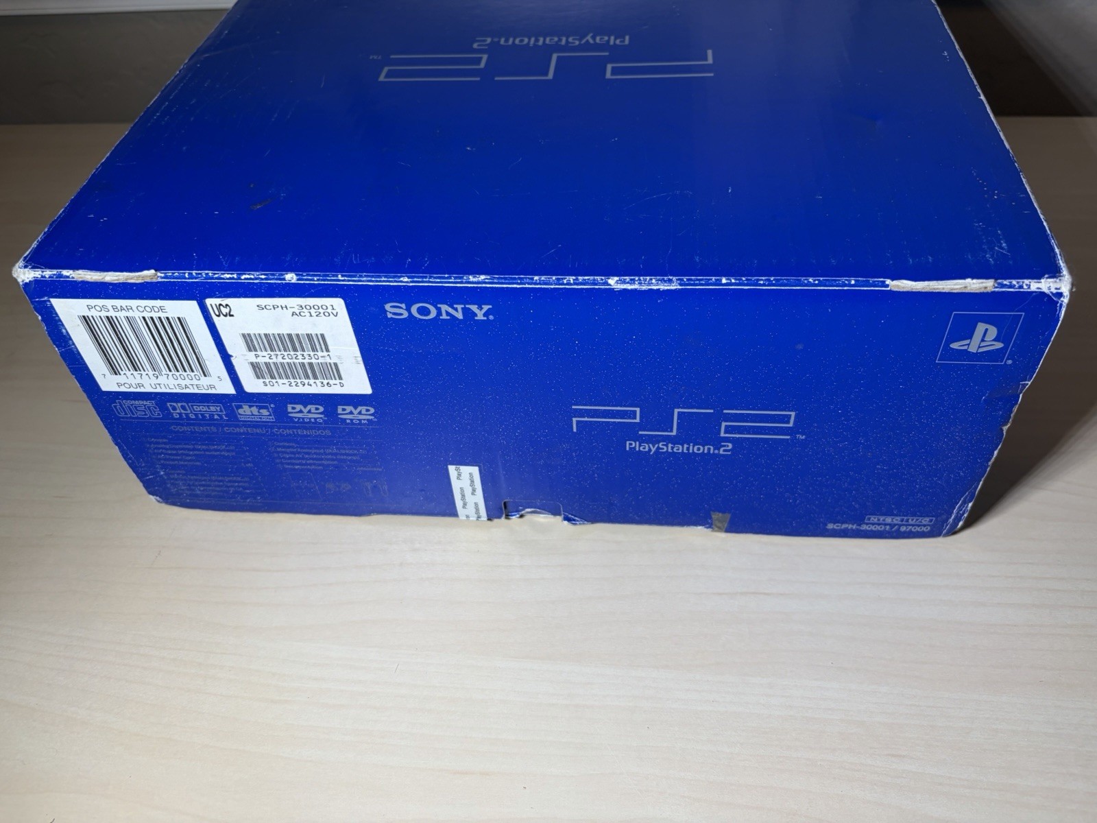 Sony PlayStation 2 PS2 Black Game Console SCPH-30001 Complete Excellent