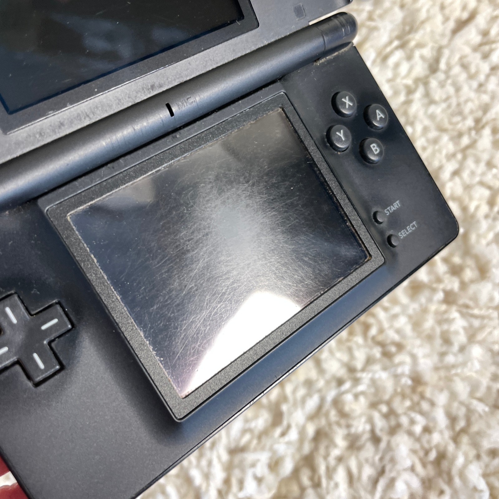 Nintendo DS Lite Handheld Console Onyx Black USG-001 READ
