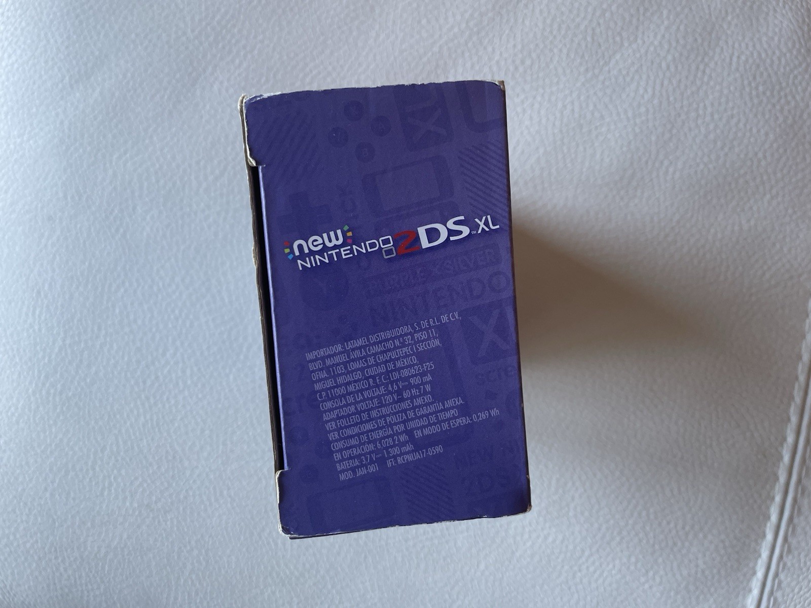 NEW Nintendo 2DS XL Purple/Silver – FACTORY SEALED – Authentic USA – Damaged Box