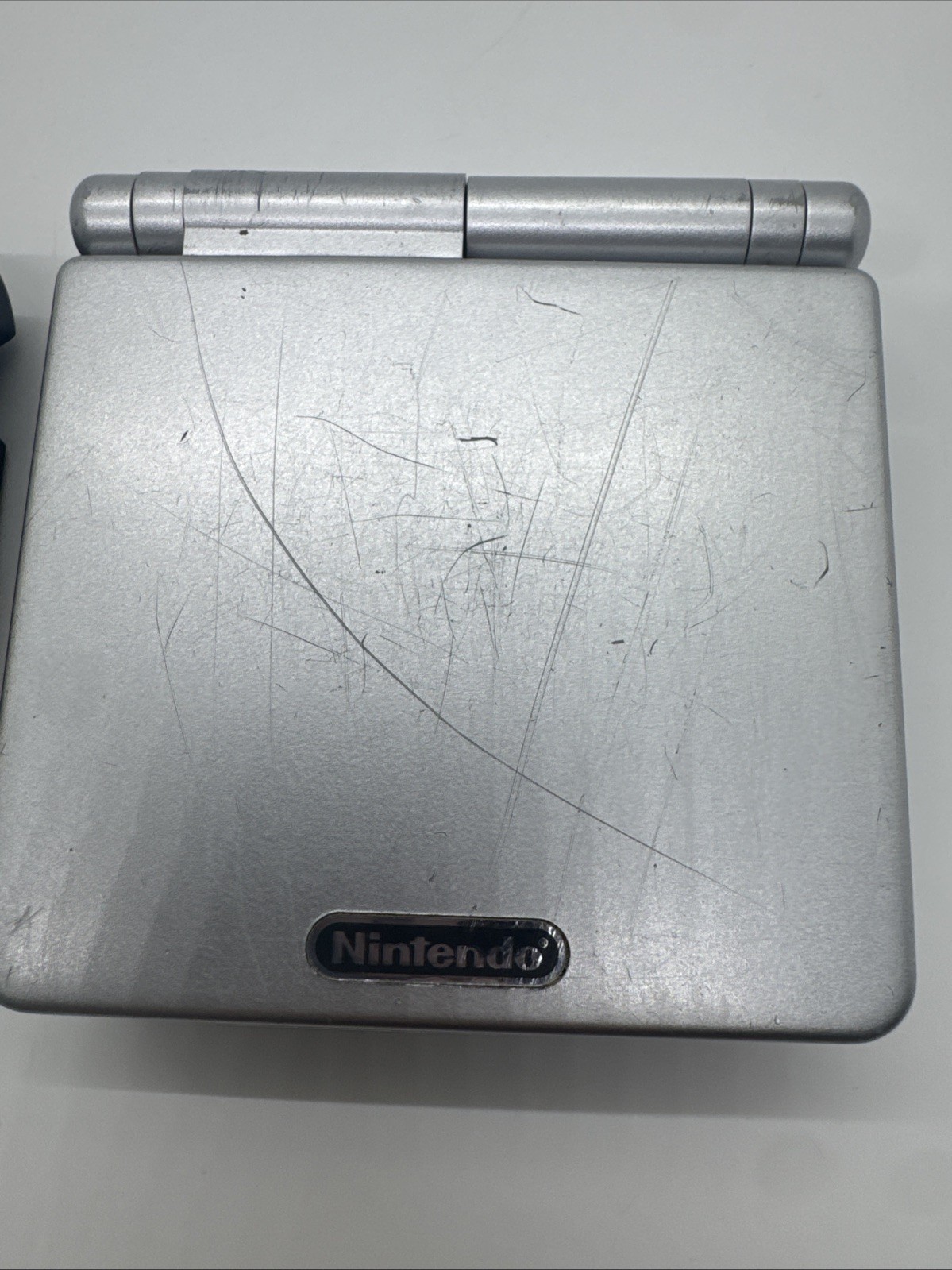 Nintendo Game Boy Advance SP Handheld System AGS-001 – Silver with Charger