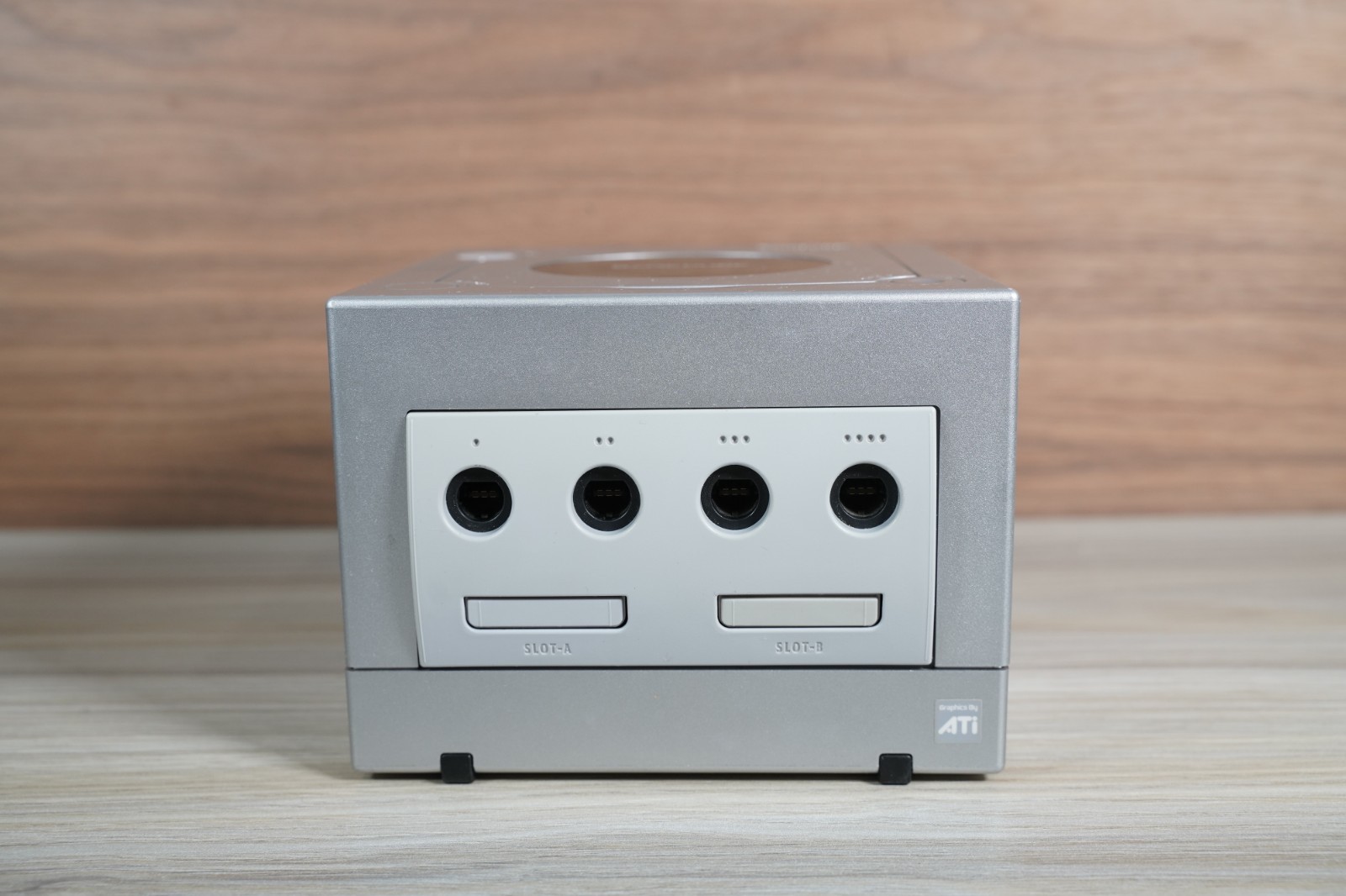 Nintendo GameCube Console DOL-101 Platinum Silver cables &OEM controller TESTED