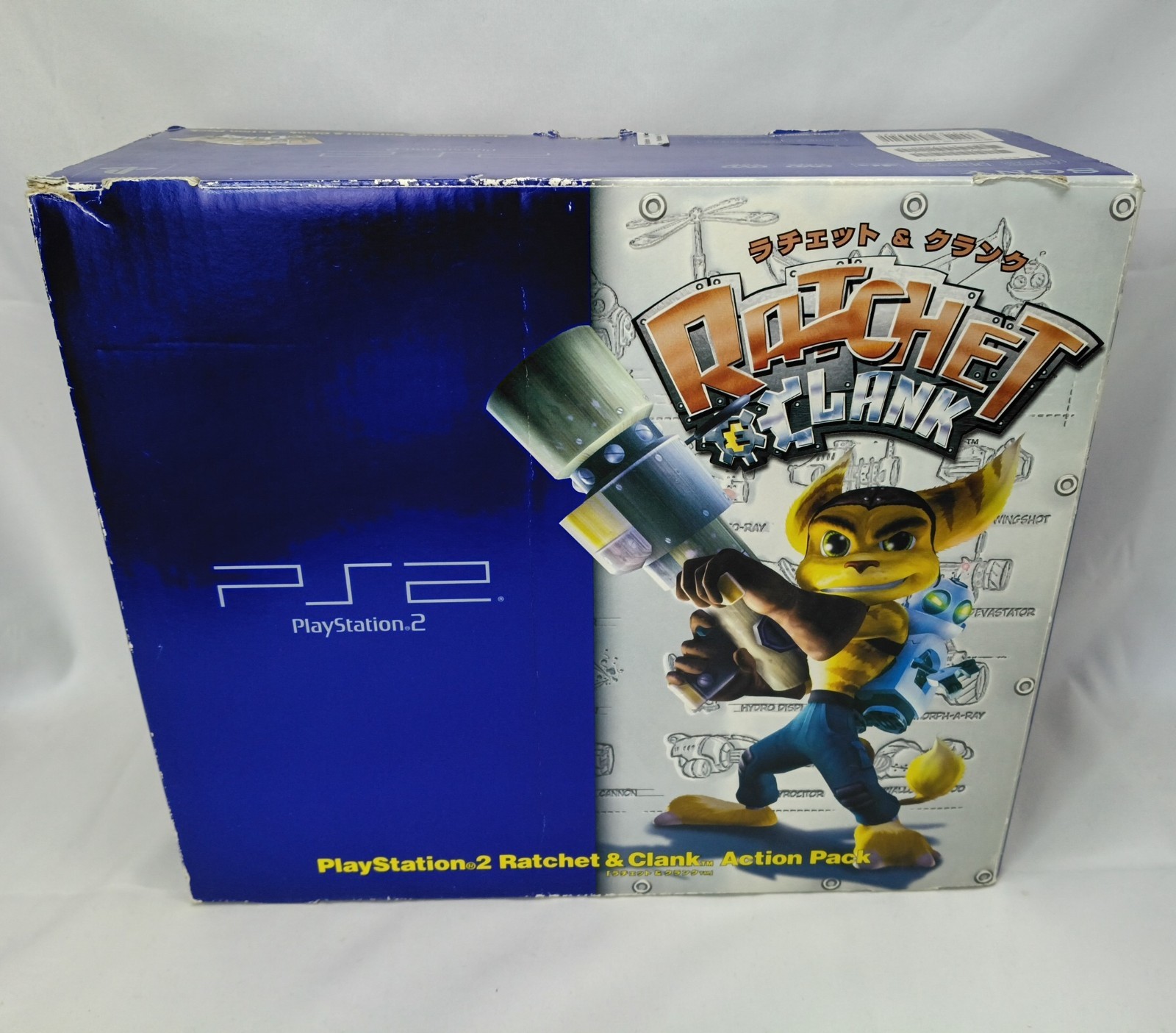 PS2 Ratchet & Clank Action Pack Console set Playstation2 Boxed NTSC-J Tested
