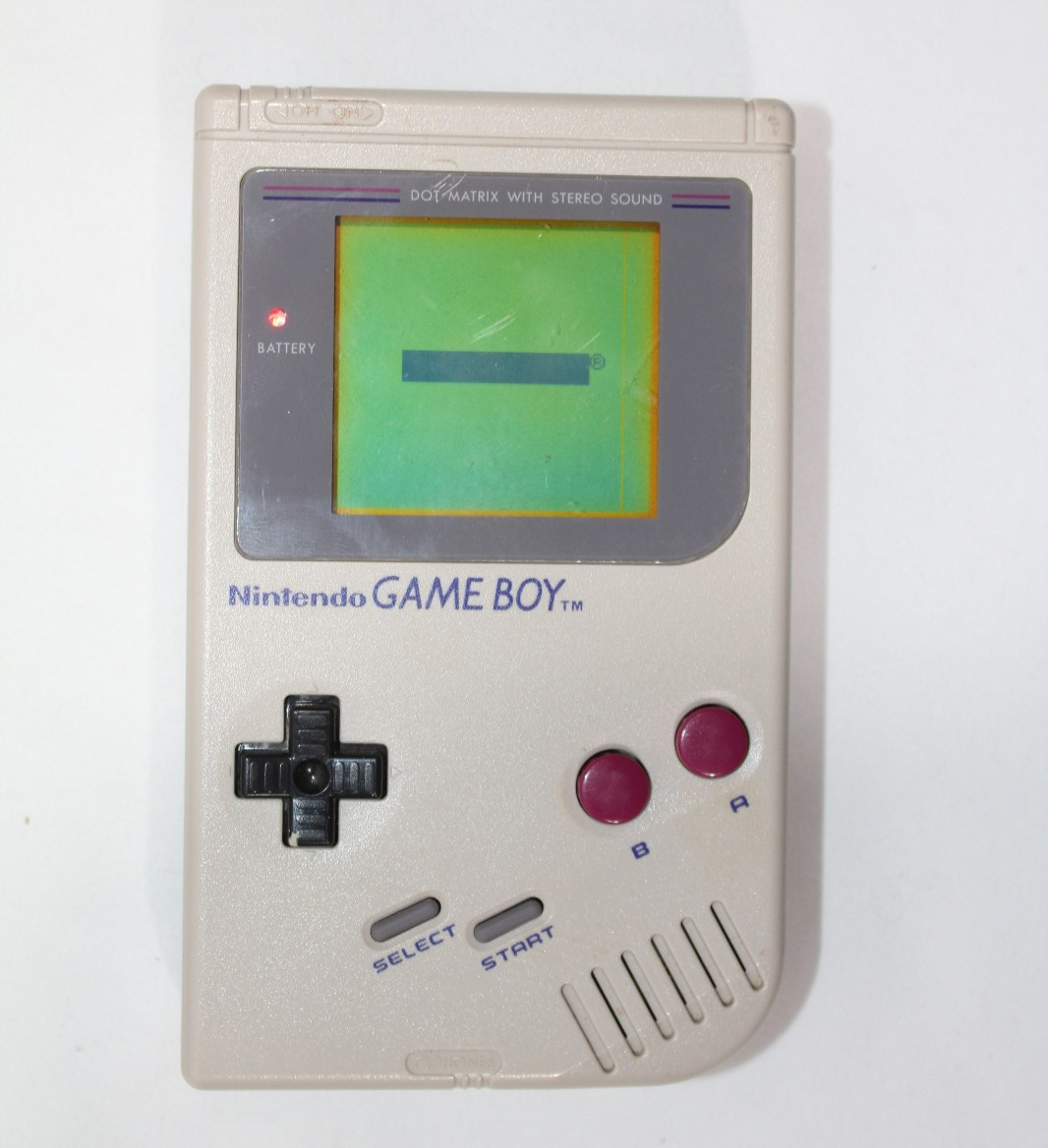 Original Nintendo Game Boy DMG-01 w/ Hard Shell Case Tested & Working