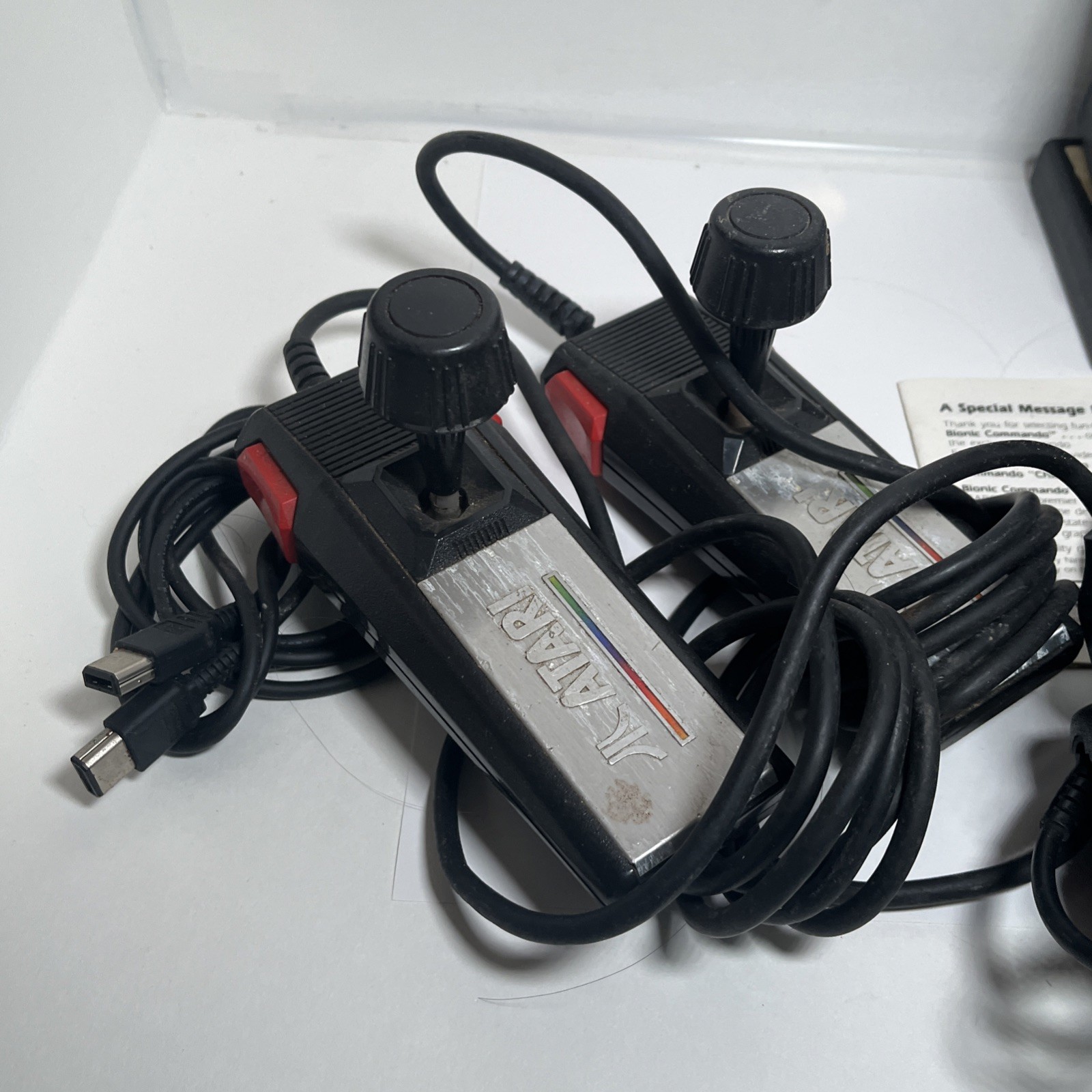 Atari 7800 Console, 2 Controller And 29 Games Lot + Cables READ DESC