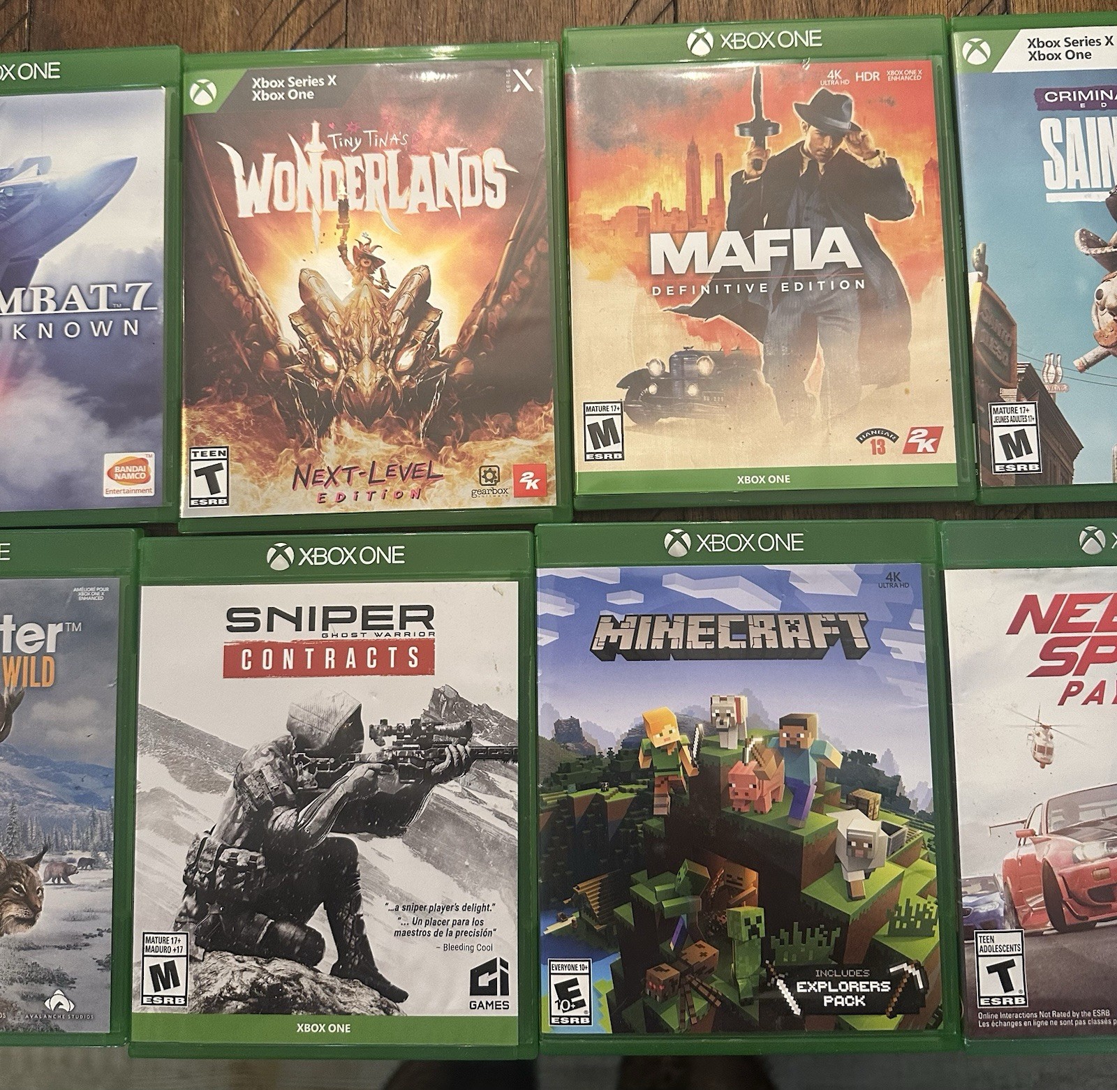 Xbox One S 1TB Bundle W/ Controller Power Cable HDMI + 16Games Tested Works