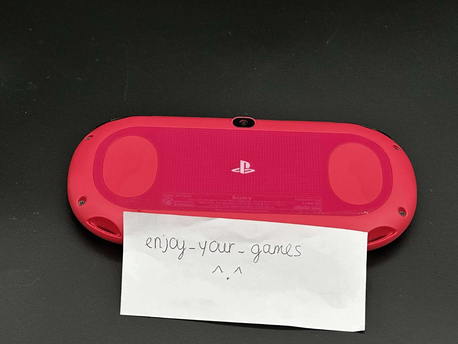 Sony PS Vita LED PCH-2000/2001 Black/Pink WIFI with Charger – SHIP IN 1-DAY