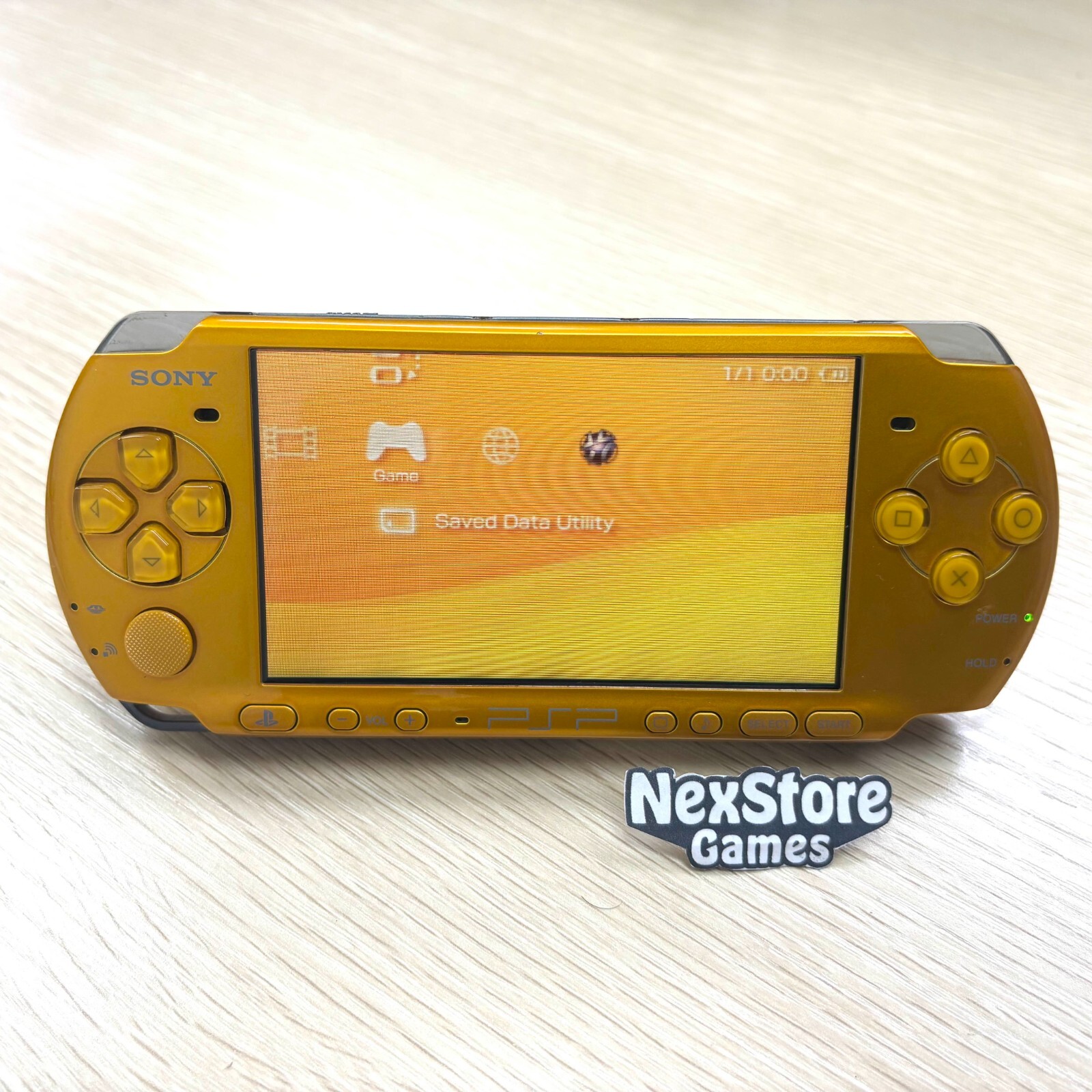 Sony PSP-3000 Console Select Color w/Charger + new battery + random 3 games + 4G