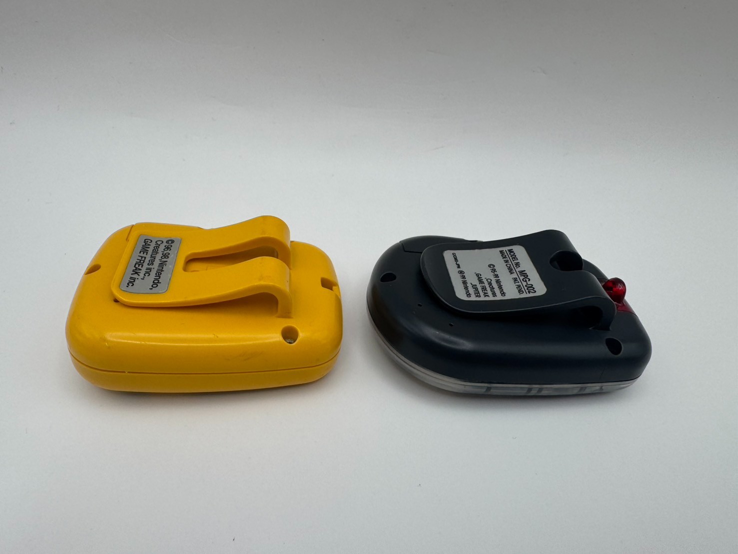 Pocket Pikachu Color Yellow &Clear 2 set Pedometer Pokemon Japan Tested