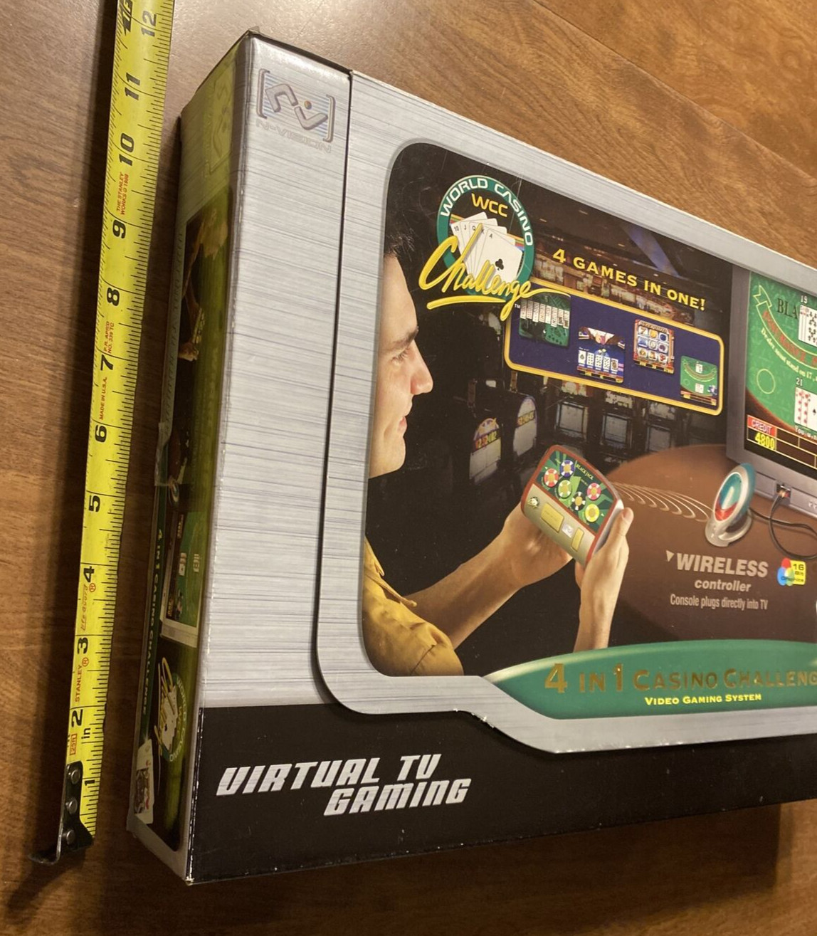 N-Vision 4 in 1 Casino Challenge Virtual TV Television Video Gaming System T1