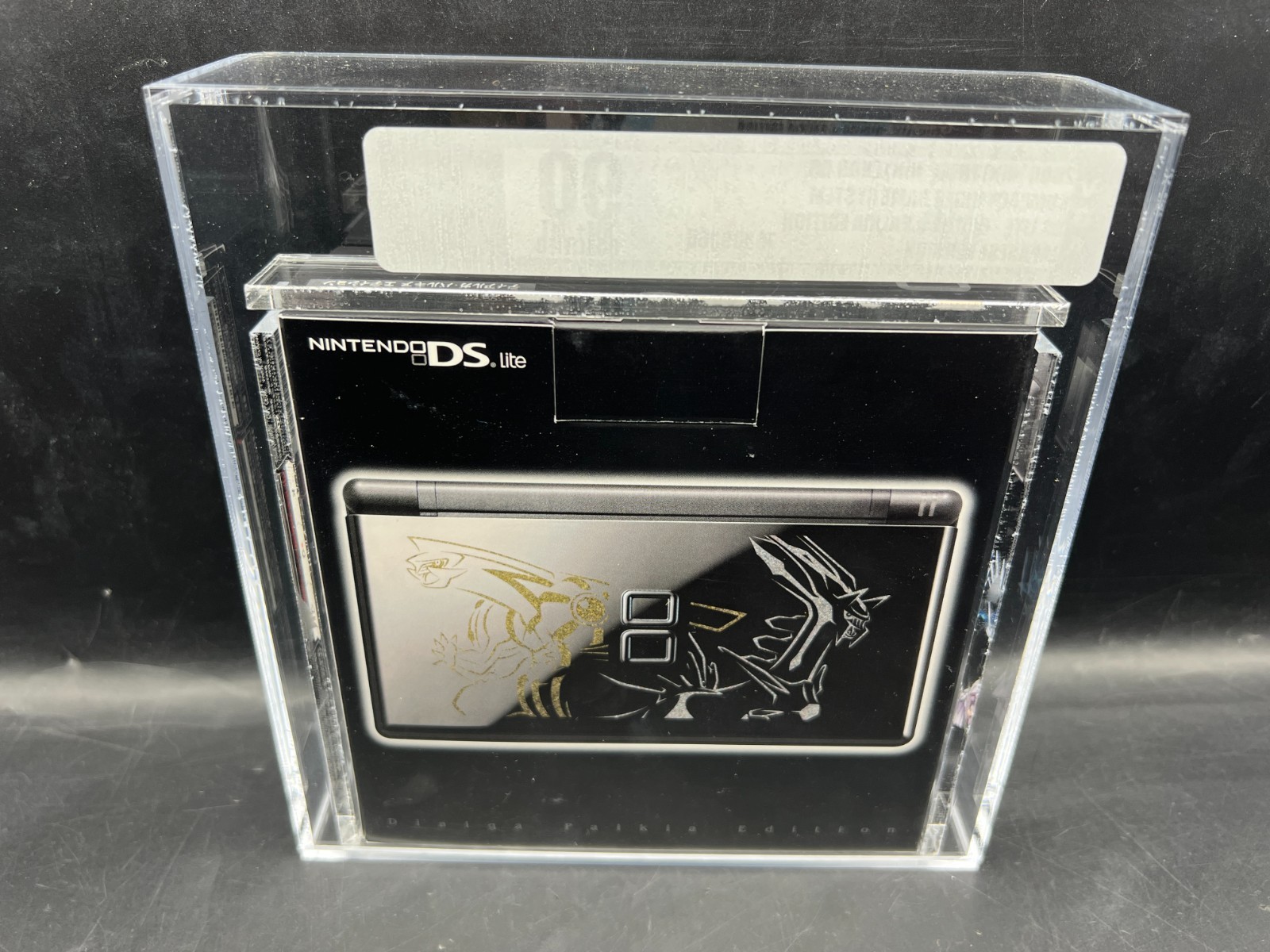 Pokemon Center Nintendo DS Lite Onyx Dialga Palkia Edition VGA 90 UNUSED IN BOX