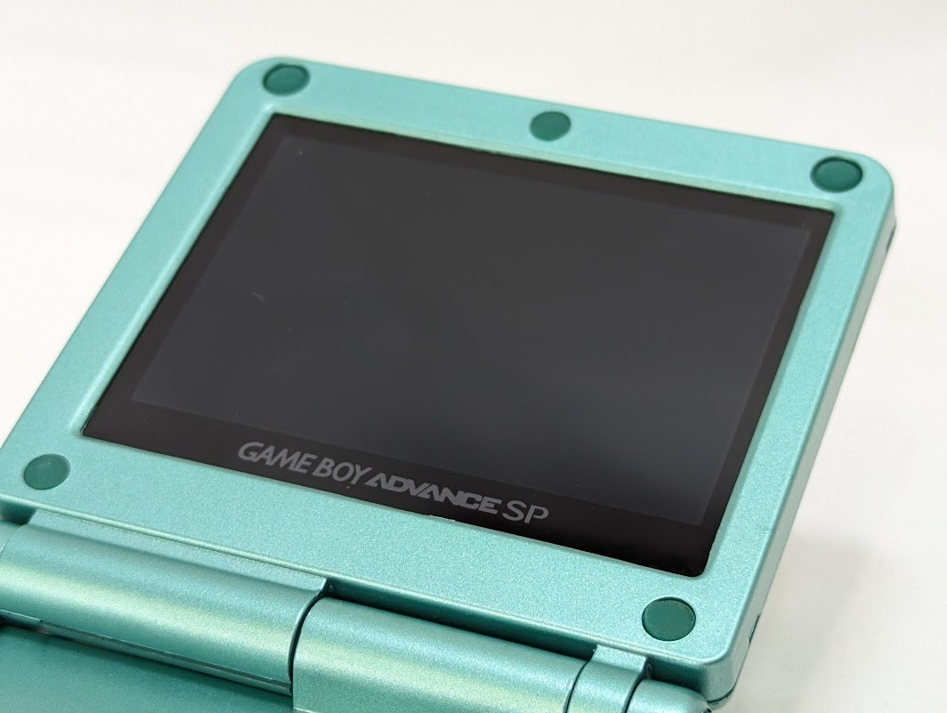 GameBoy Advance SP Venusaur Edition Type-C IPS LCD Handheld Console Tested JAPAN