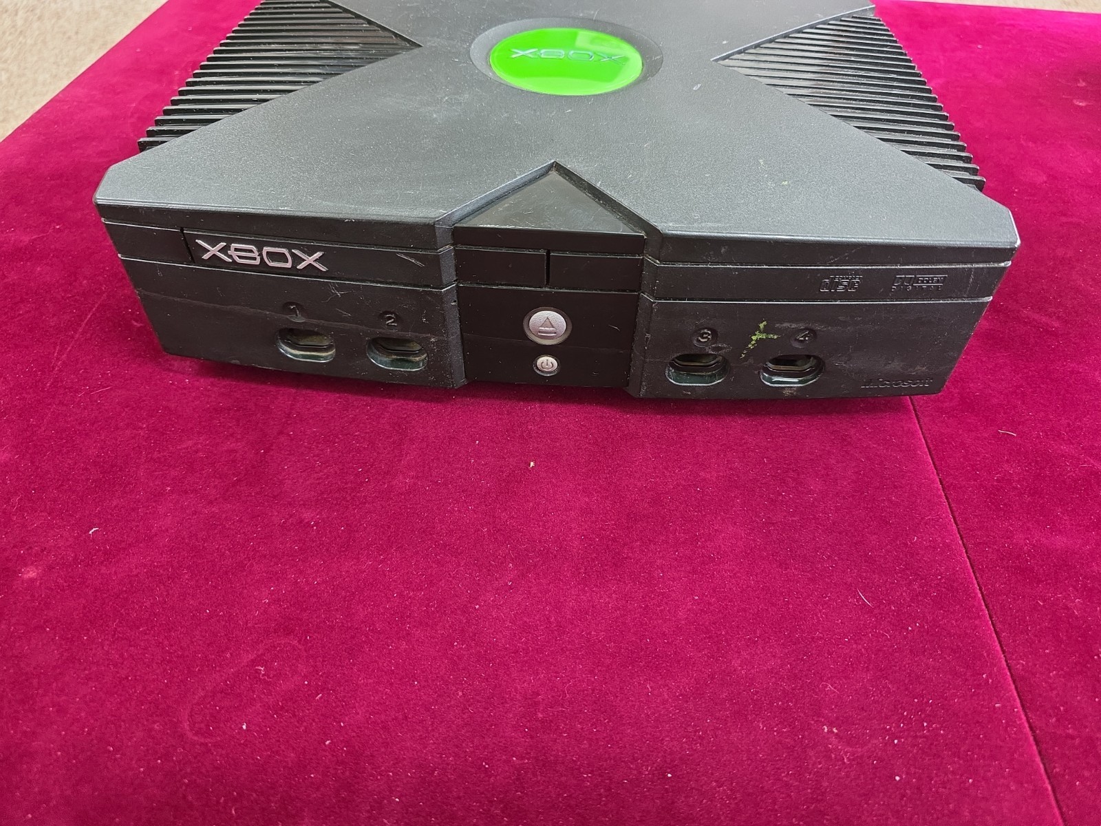OG Microsoft Xbox Console With Cables Parts Or Repair