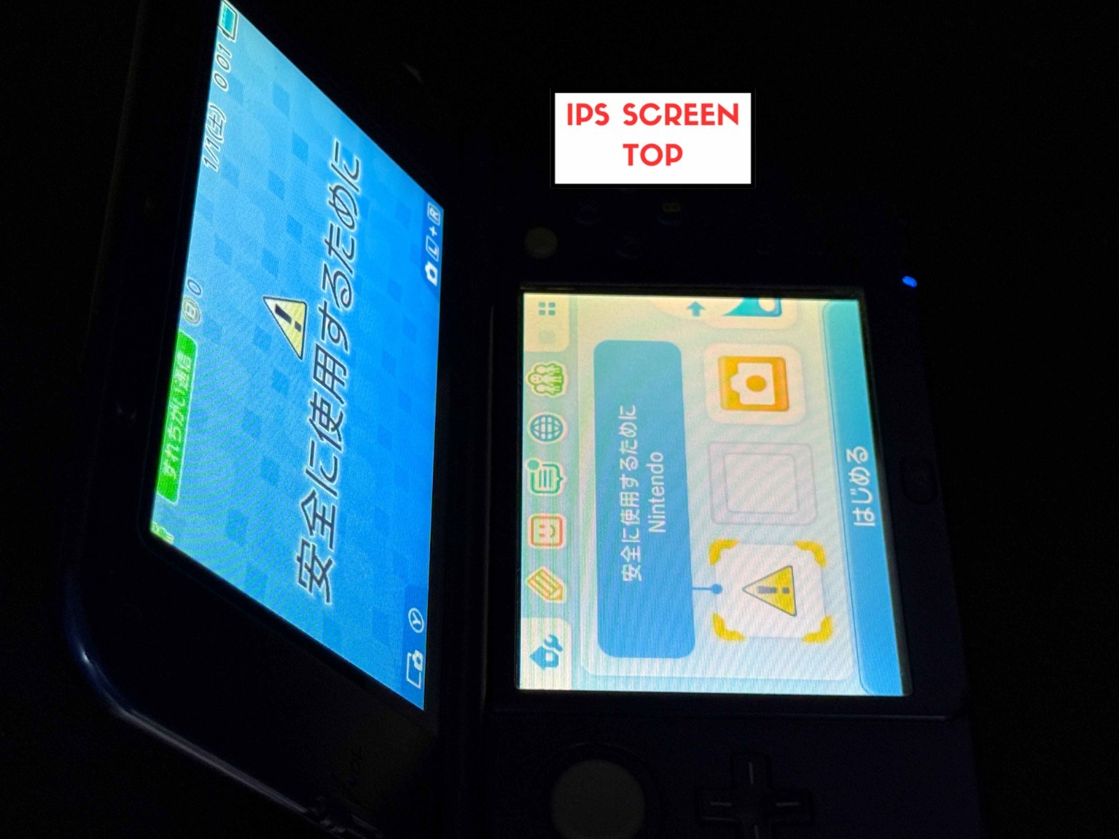 IPS Nintendo New 3DS XL Metallic Blue Console IPS Top Tested D6228