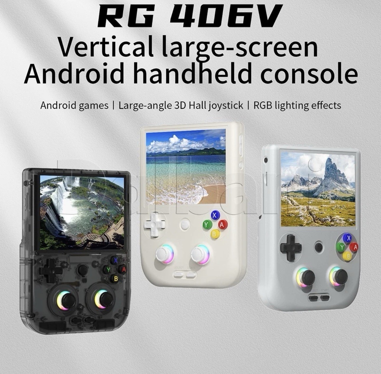 RG406V Anbernic Black Retro Handheld Game Console Android 13 WIFI 4-inch