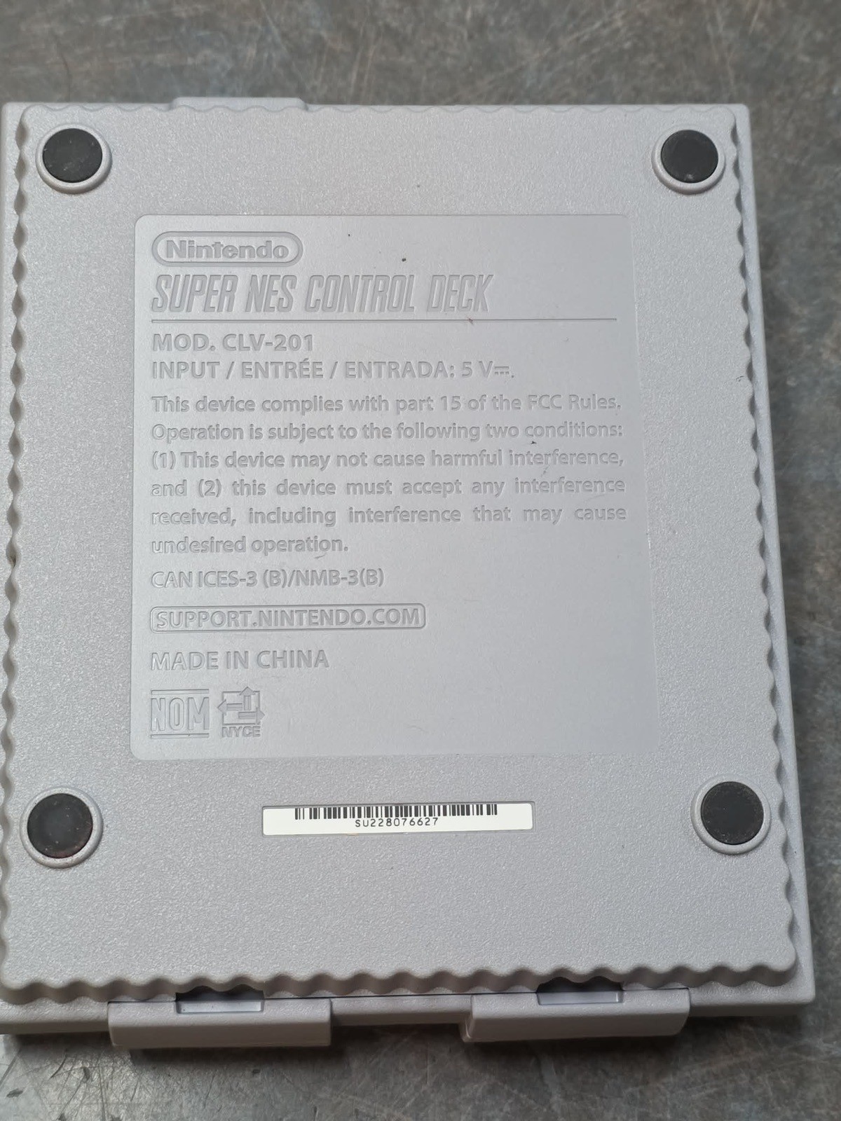 Super Nintendo Mini Classic Edition SNES CLV-201 Authentic Tested – Console Only