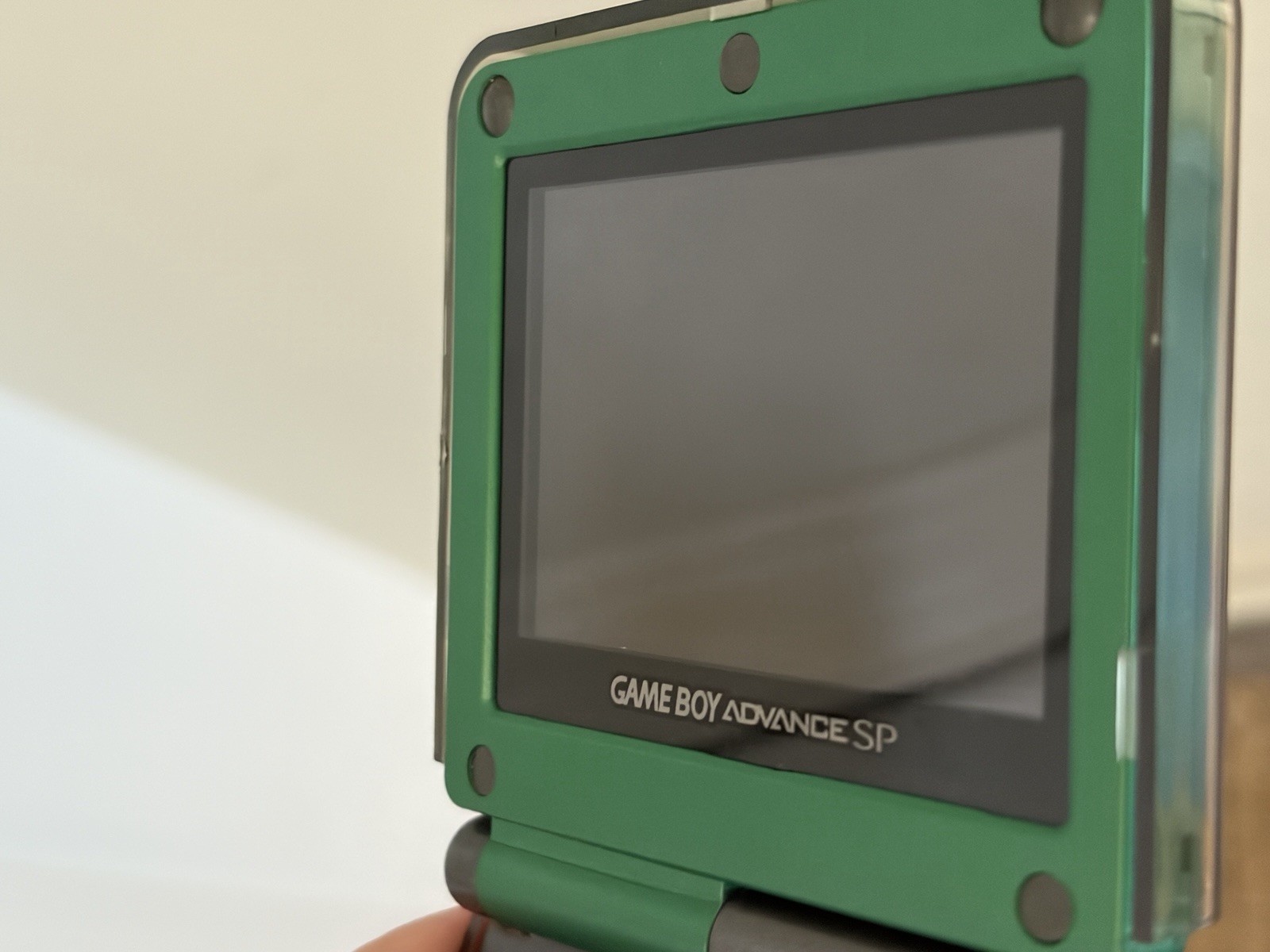 Nintendo Game Boy Advance SP AGS-101 Black Green | Tested Working |