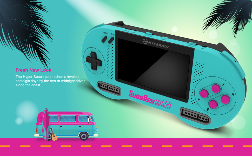 SupaBoy SFC Portable System for SNES and Super Famicom Games Green