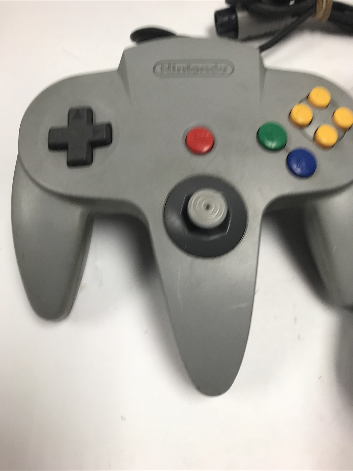 Nintendo 64 N64 System 32MB Console – Gray with 2 controllers – Untested