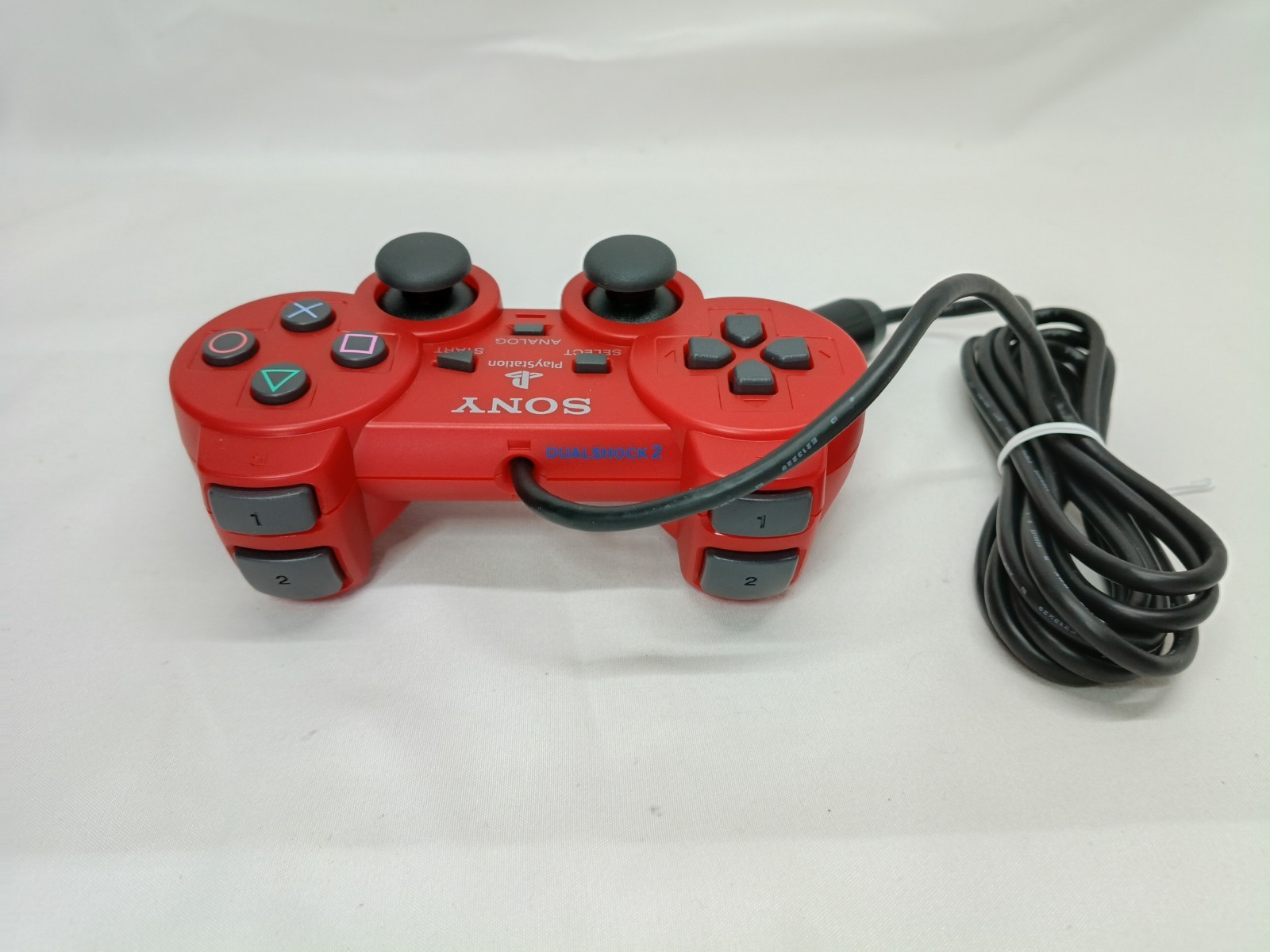 PS2 Console Cinnabar Red Boxed set Memory SCPH-90000CR NTSC-J Japan Tested CIB