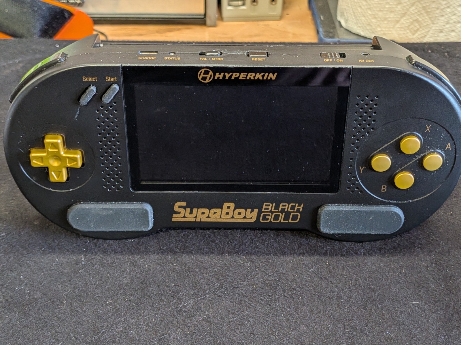 Hyperkin SupaBoy Portable Pocket BlackGold Console