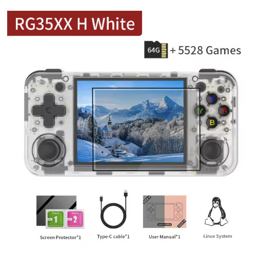 Retro Handheld Game Console 3.5» IPS Linux 64GB 3300mAh Player