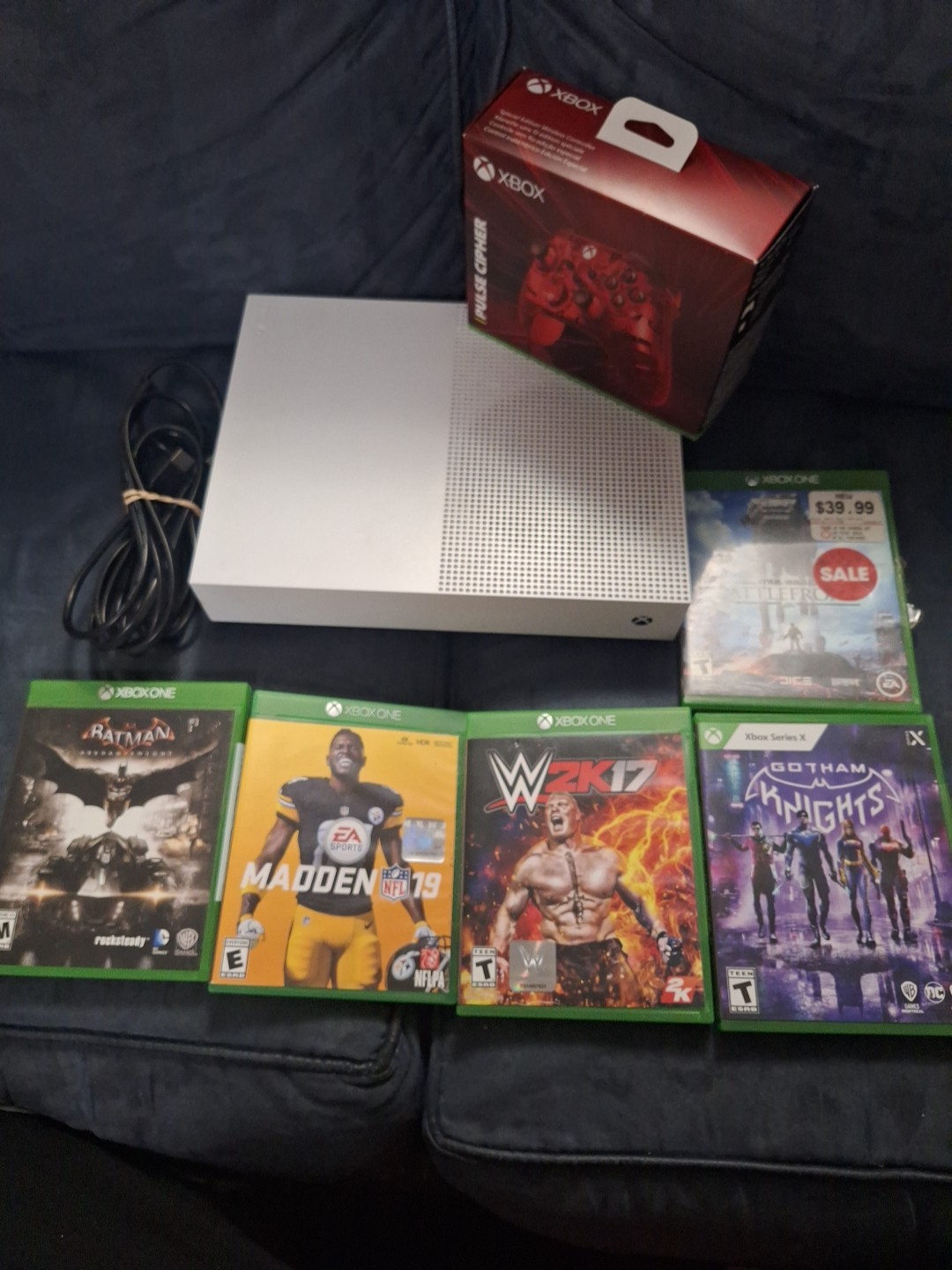 Xbox One S Console – White Bundled With A Brand New Controller Plus 5 Game’s