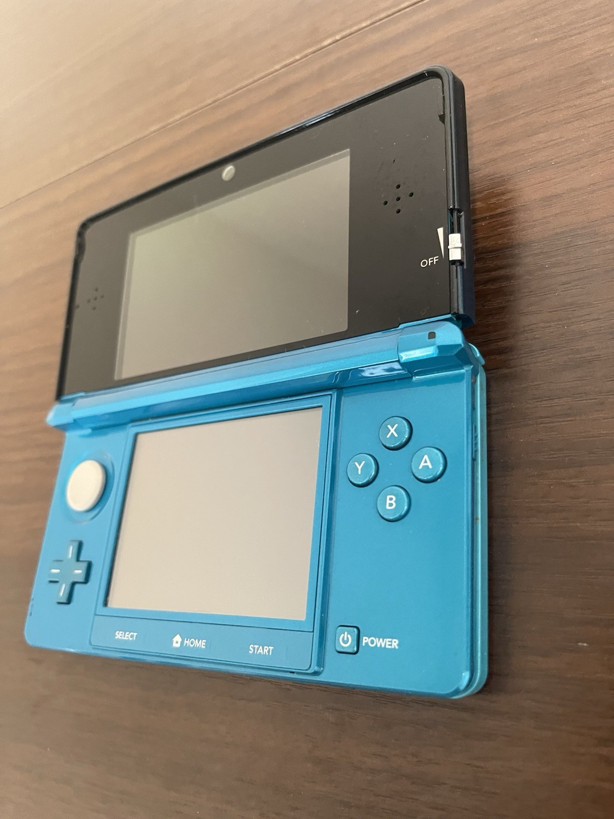0334 Nintendo 3DS AQUA Blue Very Good TESTED 350g