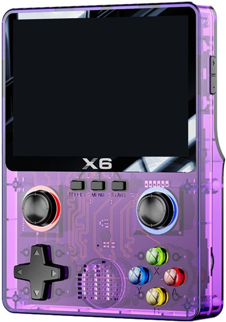 3pcs Retro Handheld Video Game Console Linux System LCD 3.5 Inch IPS Screen 32GB