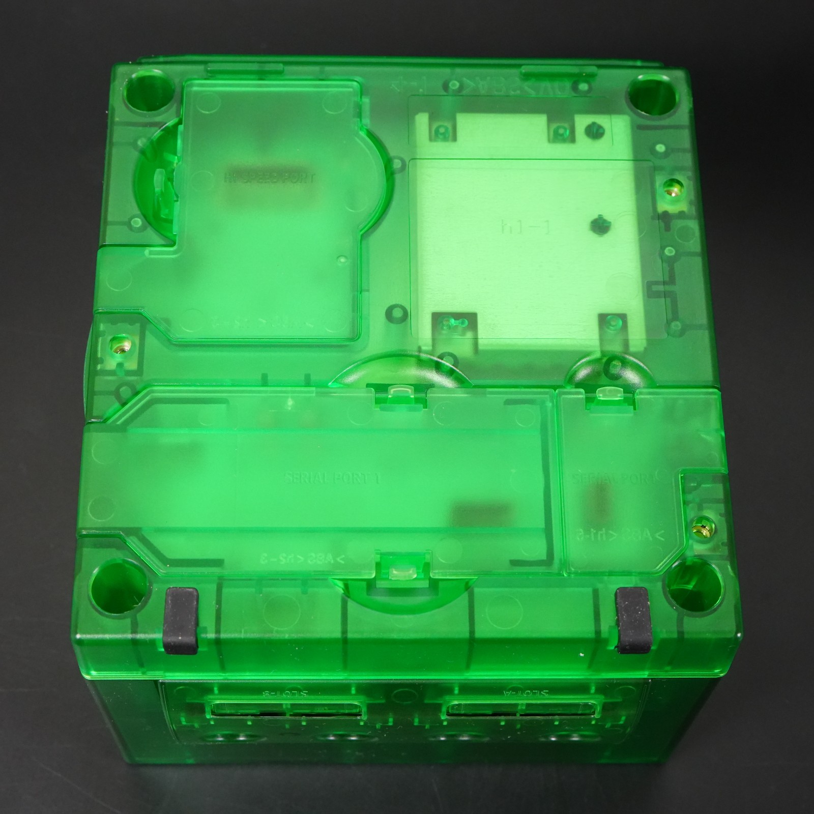 Nintendo GameCube Replacement Clear Green Shell Console NTSC U-C/J Region Switch