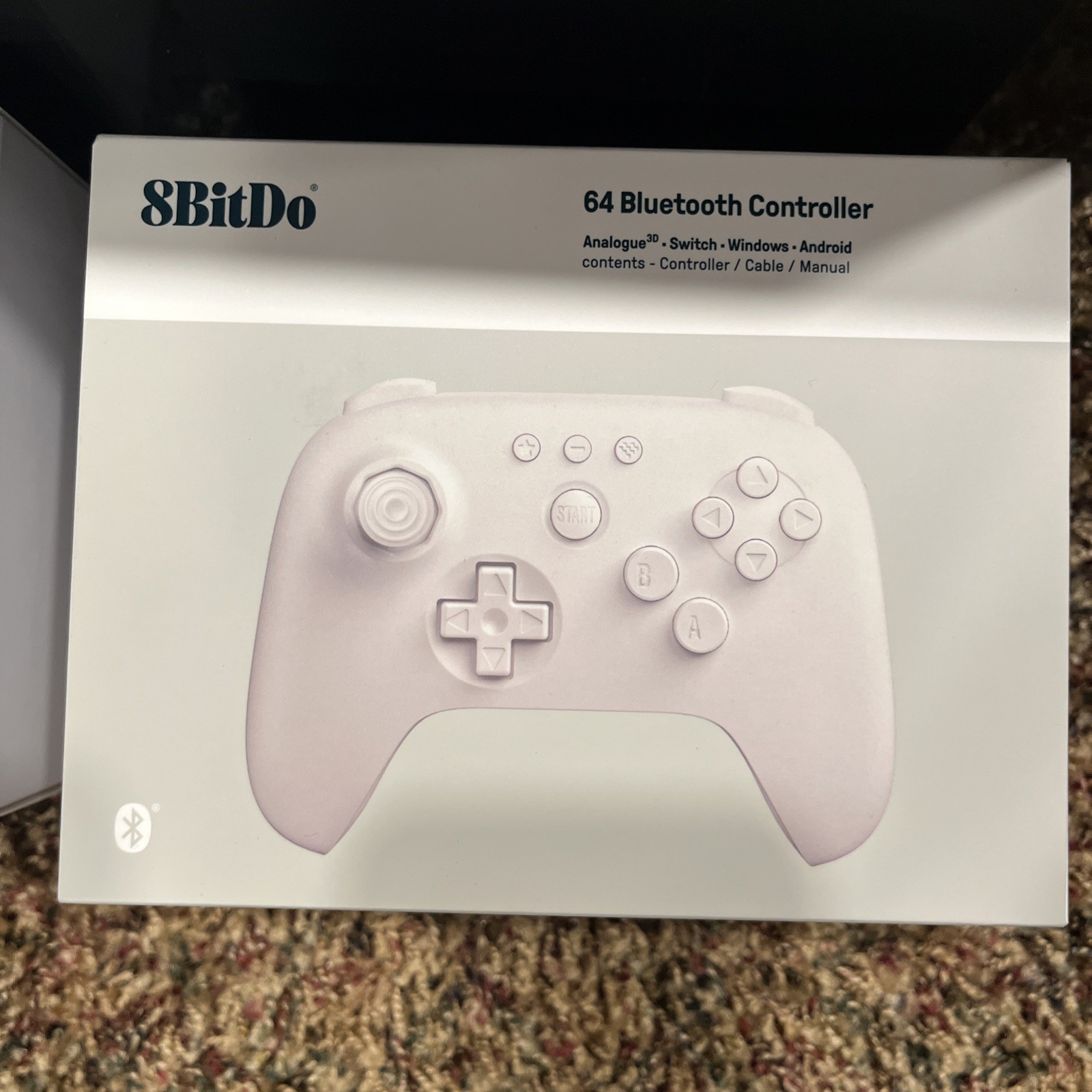 Nintendo Analogue 3D WHITE FPGA N64 Console Sealed & 2 WHITE 8BITDO Controllers