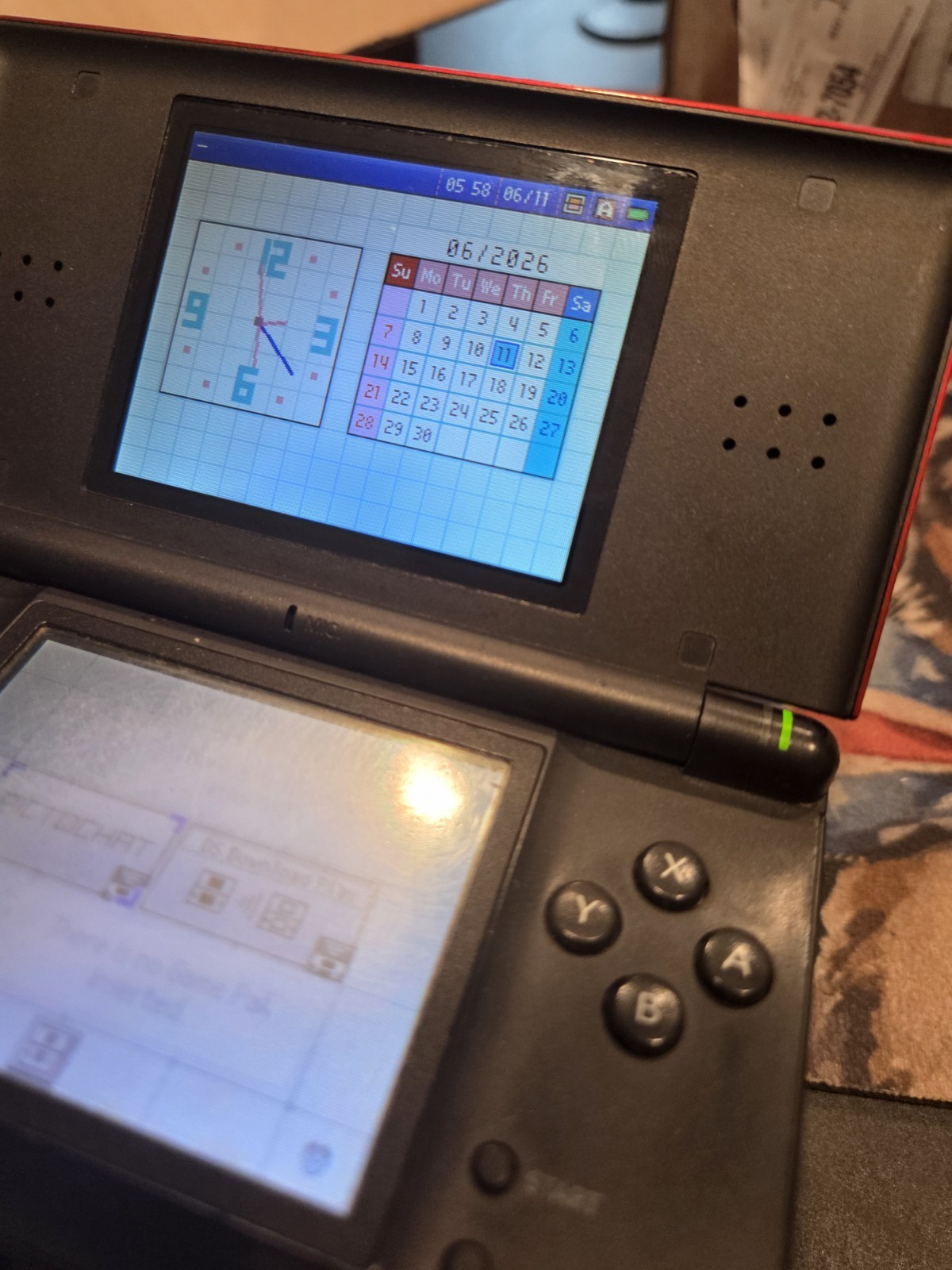 Nintendo DS Lite USG-001(JPN) Red Handheld Console w/ Stylus Only