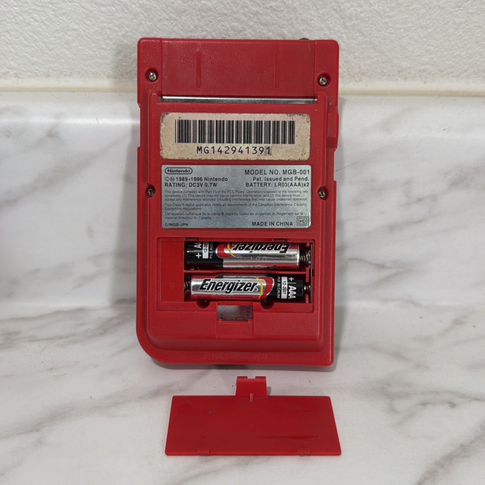 Nintendo Game Boy Pocket MGB-001 – Red – 100% OEM – Tested Working