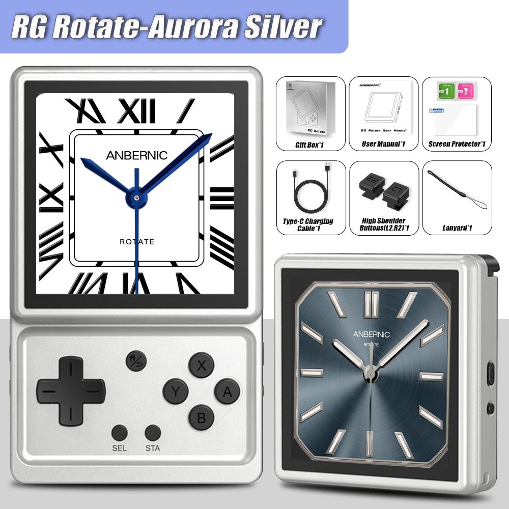 ANBERNIC RG Rotate T618 Handheld Game Console Android12 2000 mAh 3.5-inch Gifts