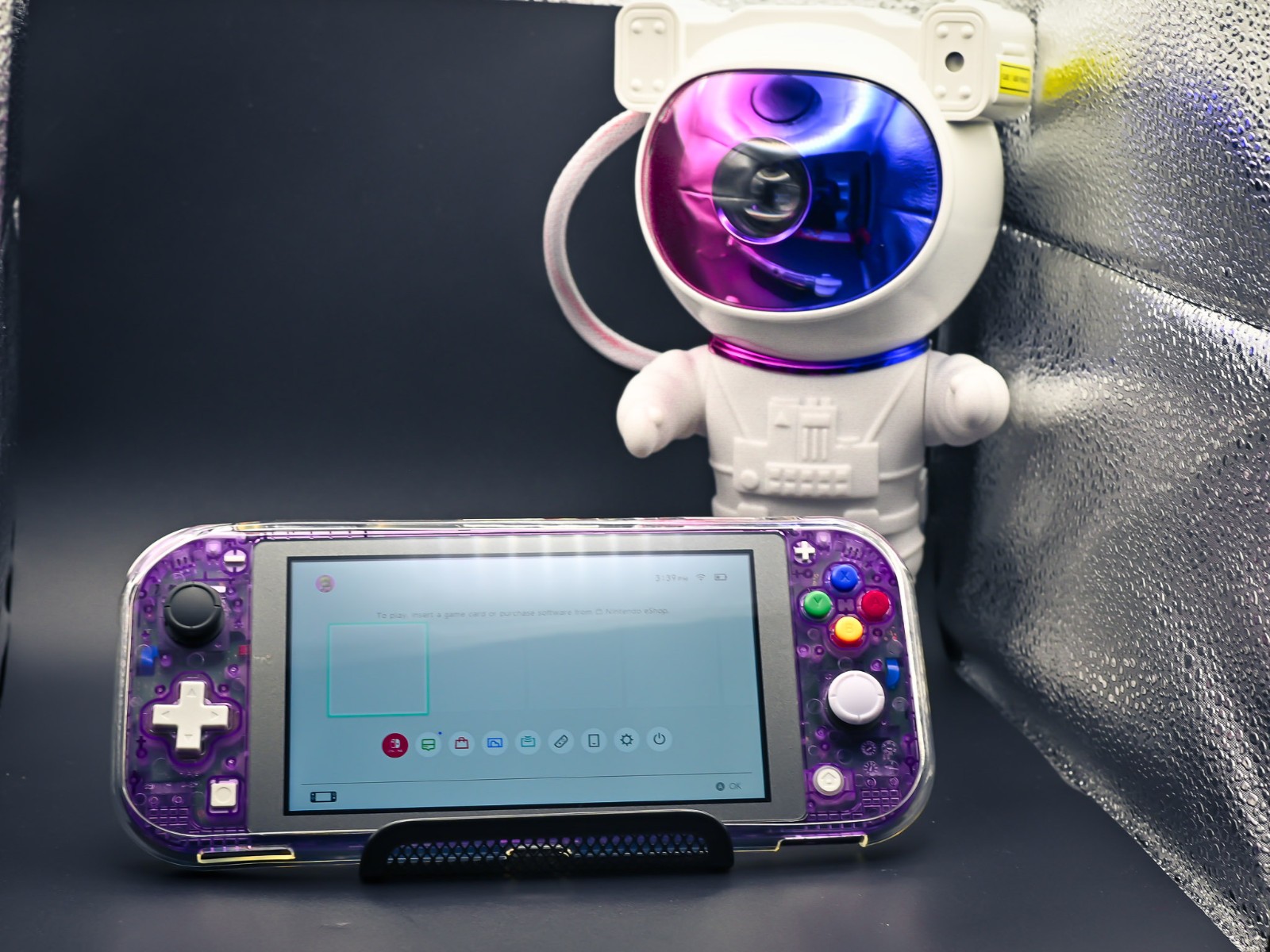 Nintendo Switch Lite 128GB TMR Hall Effect No Drift Custom Purple Bundle