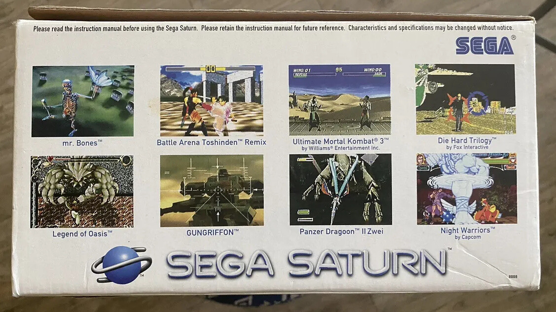 SEGA Saturn Home Console – Black