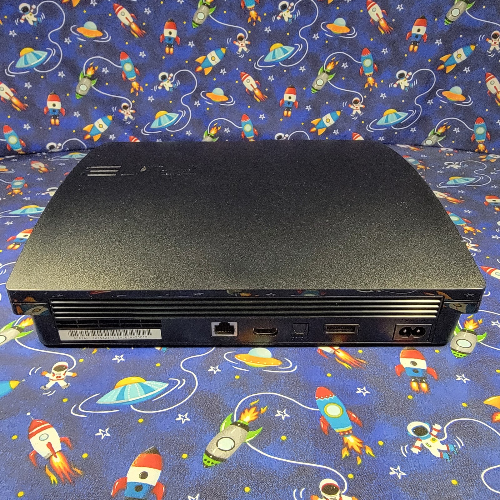 Sony PS3 Slim CECH-2501B 320GB Console Bundle Controller & Cables Tested