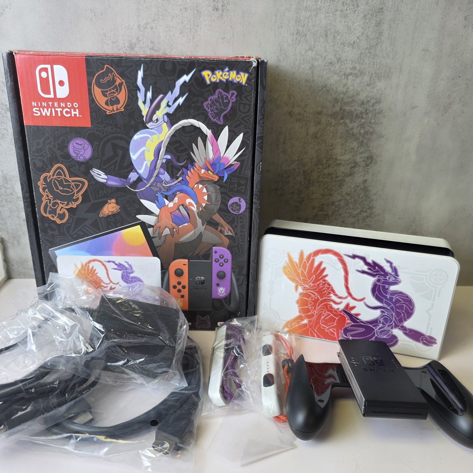 Nintendo Switch Pokemon Scarlet and Violet Edition OLED – No Switch Or Joycons