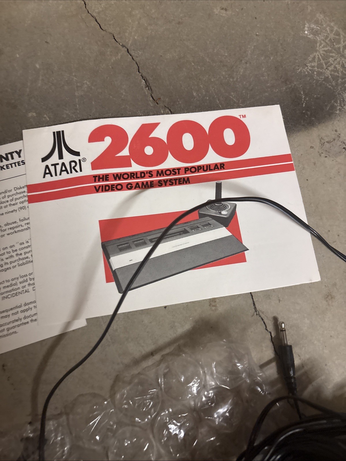 GORGEOUS Atari 2600 Rainbow Console 1987 Retro Gaming Atari Jr. IN BOX WORKING
