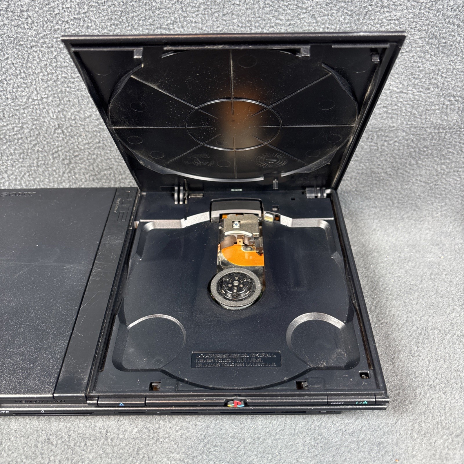 PlayStation 2 Slim SCPH-70012 Black Console w/ Cables – Tested, READ DESCRIPTION