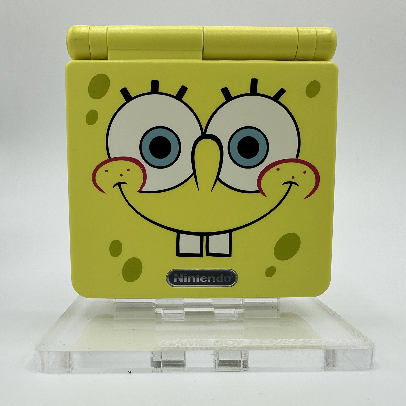Gameboy Advance SP AGS-001 or IPS SpongeBob Yellow *Glass Lens & New Battery*