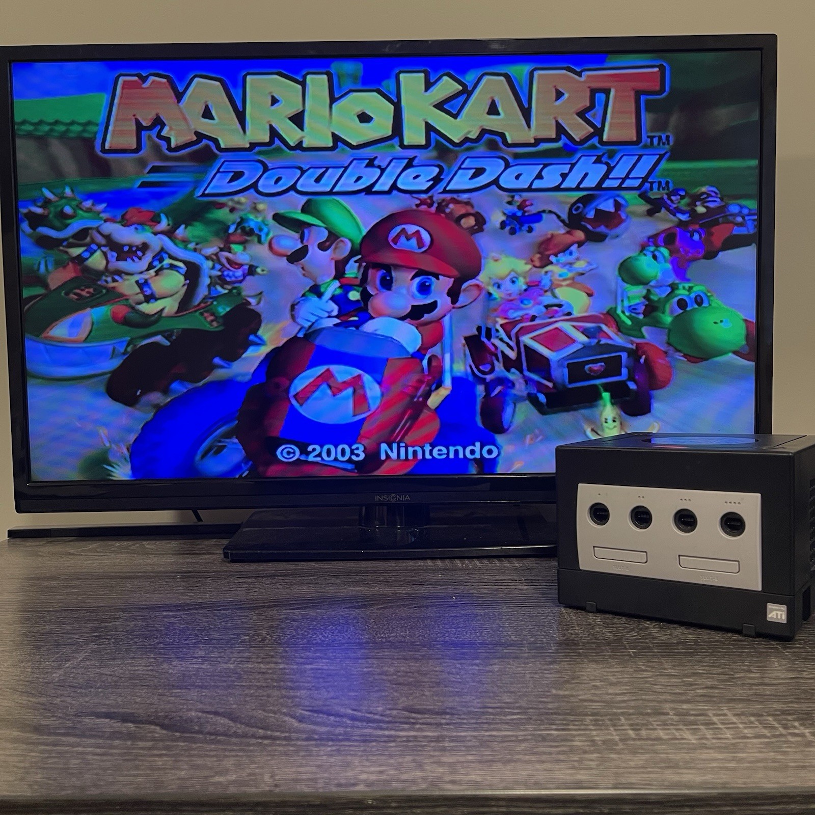 Nintendo GameCube Black DOL-101 Console Tested Working