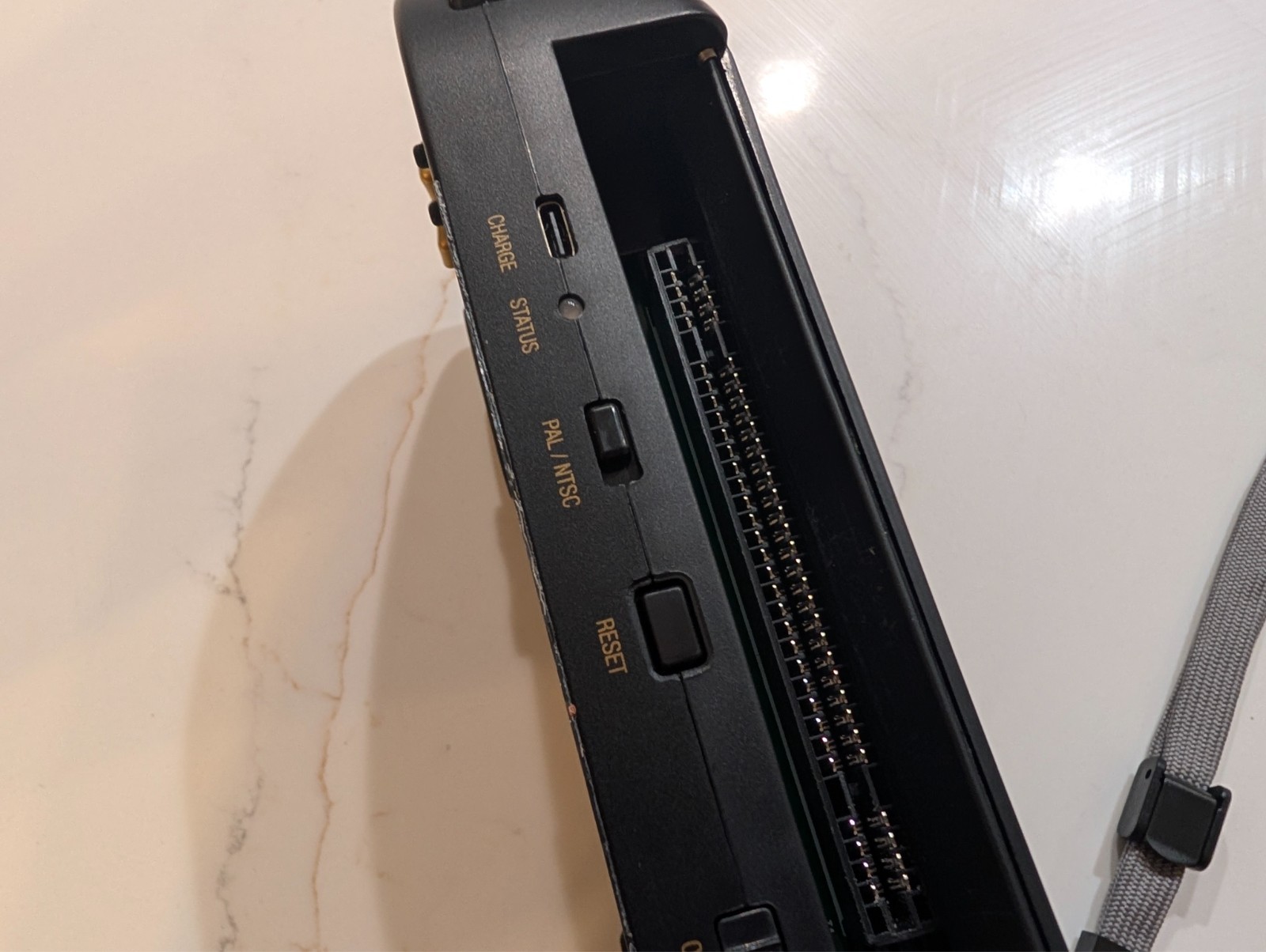 Used Hyperkin SupaBoy Portable Pocket BlackGold Console (Box & Manual Included)
