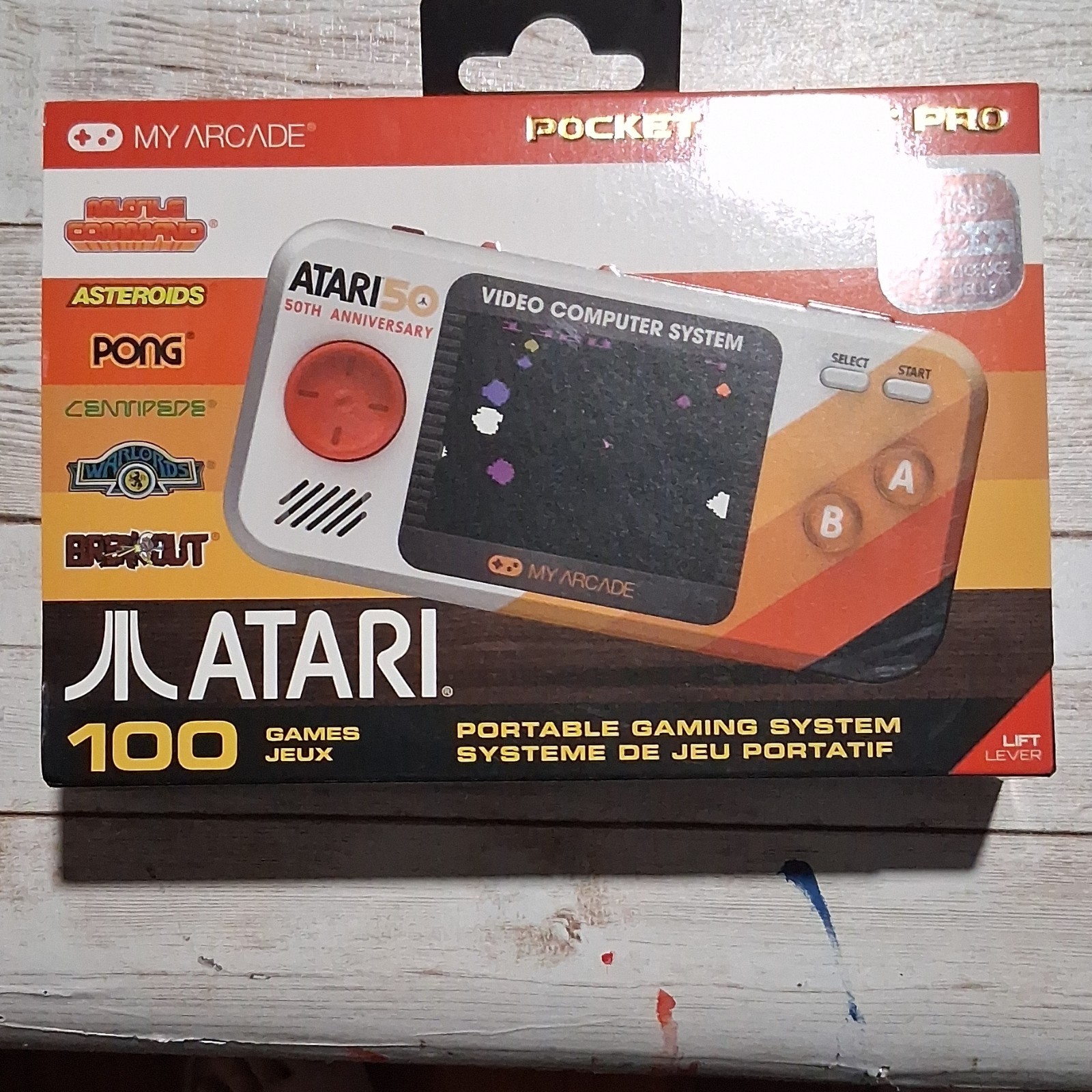 My Arcade Atari 50th Anniversary Pocket Pro Handheld System – Multi-Color