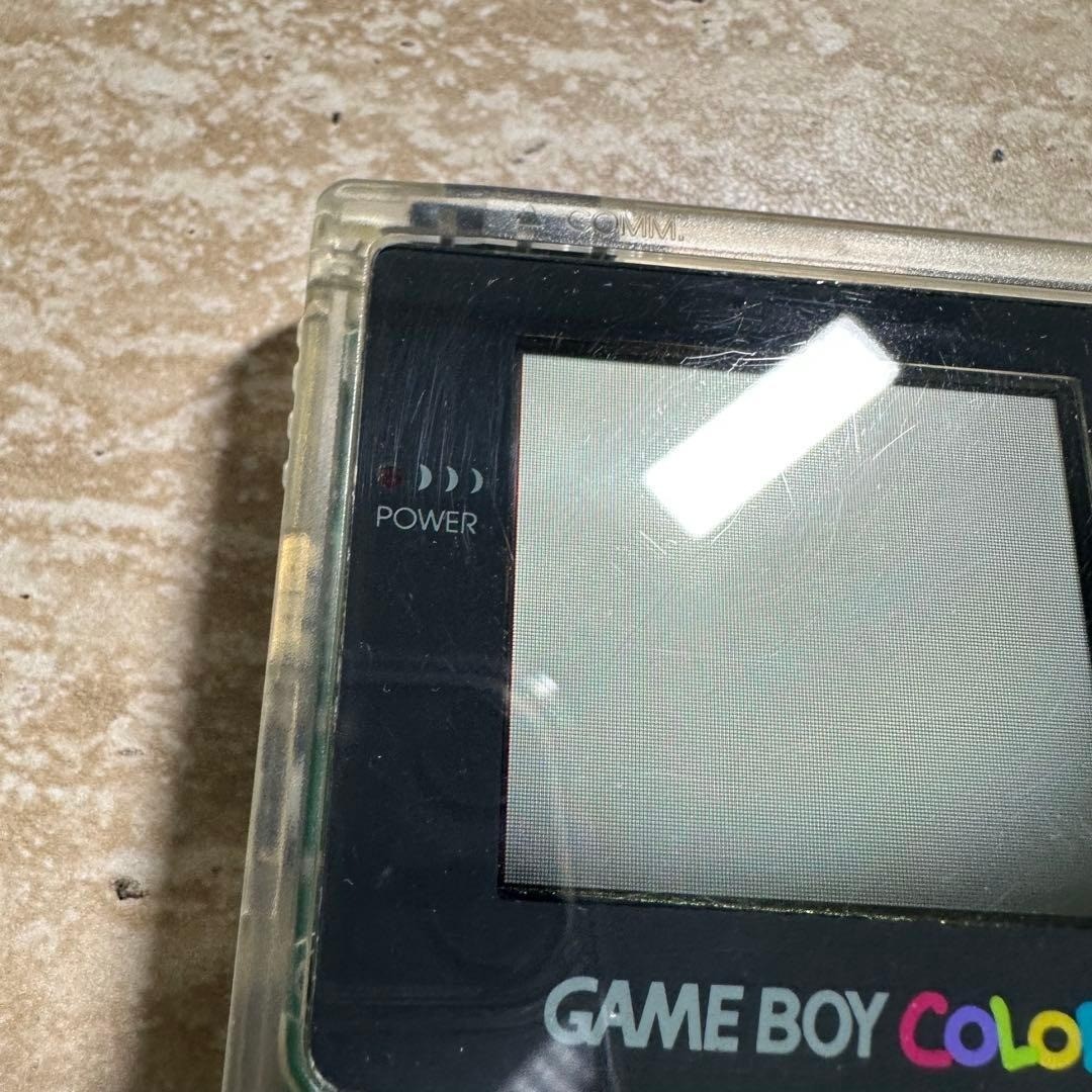 Nintendo Game Boy Color Clear Console Boxed Tested Working Near Mint 6632