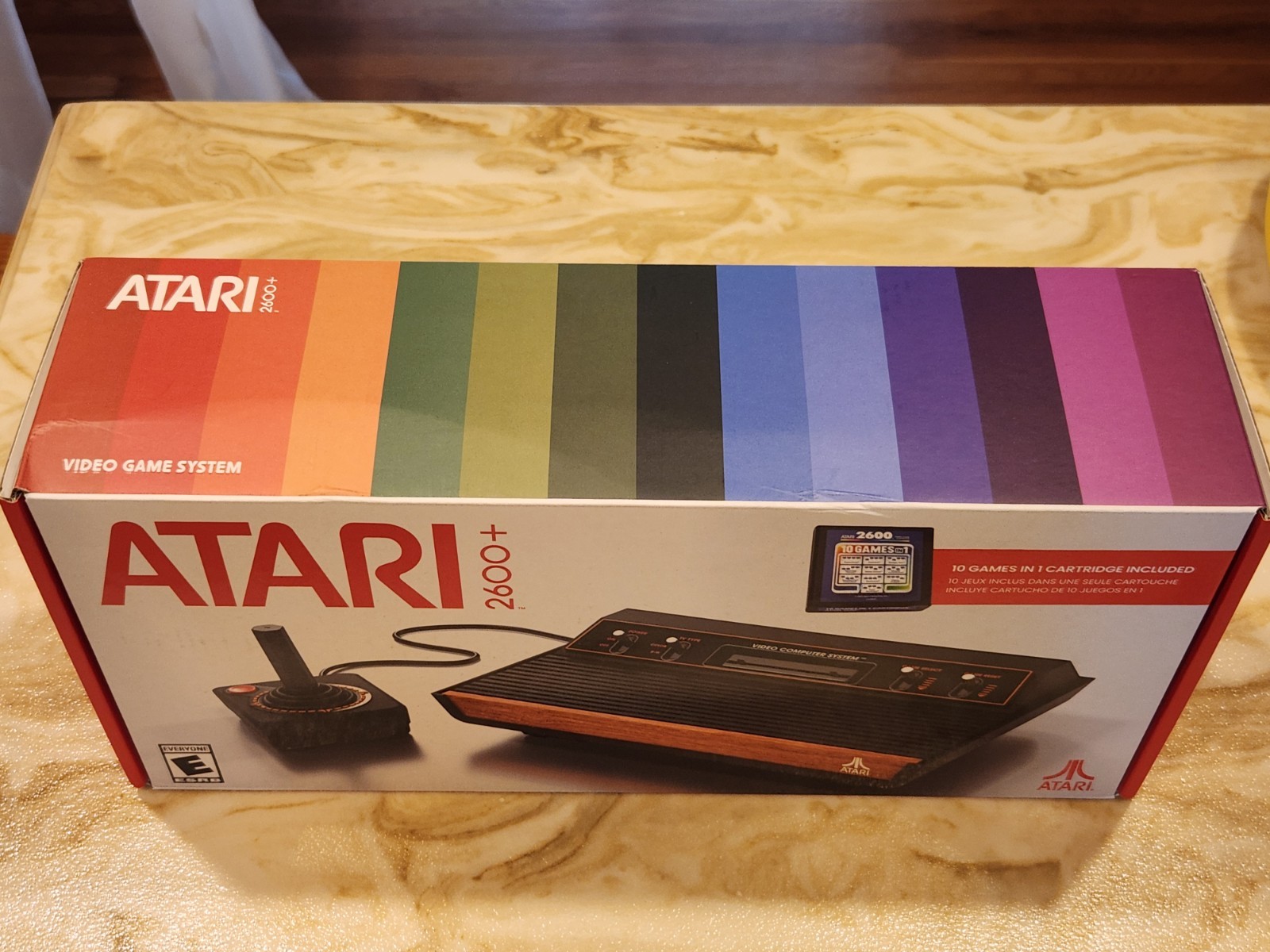 Atari 2600+ Plus HDMI Console, 10 in 1 Game Cart, 1 Joystick, Complete