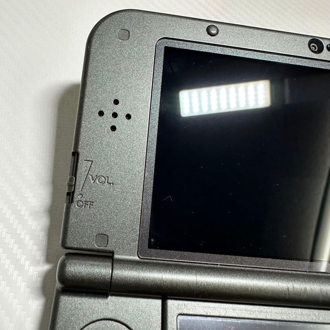 New Nintendo 3DS LL Metallic Black Console w/Cover Japan Tested 6503