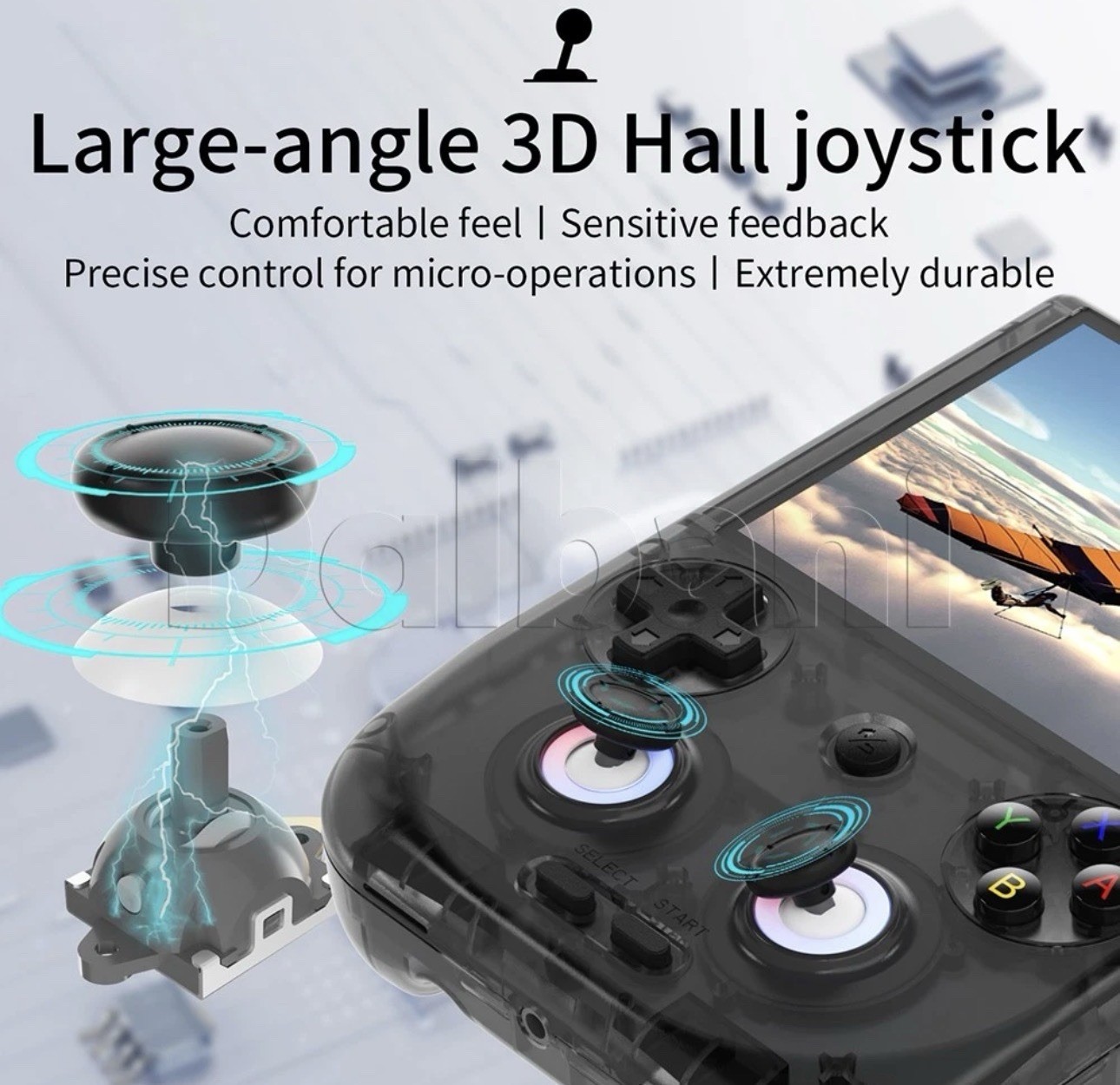 RG406V Anbernic Black Retro Handheld Game Console Android 13 WIFI 4-inch