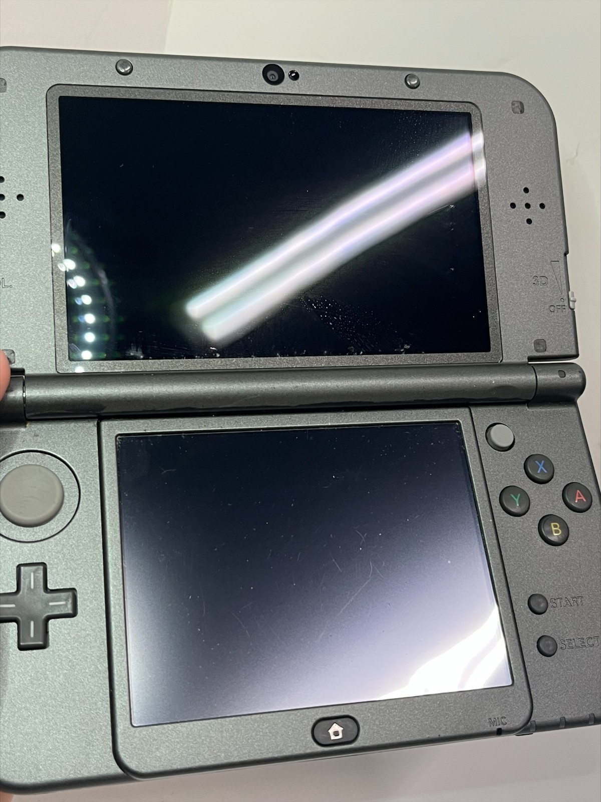 FOR PARTS! «New» Nintendo 3DS XL – Grey – Boot Issue – Error code! (B396)